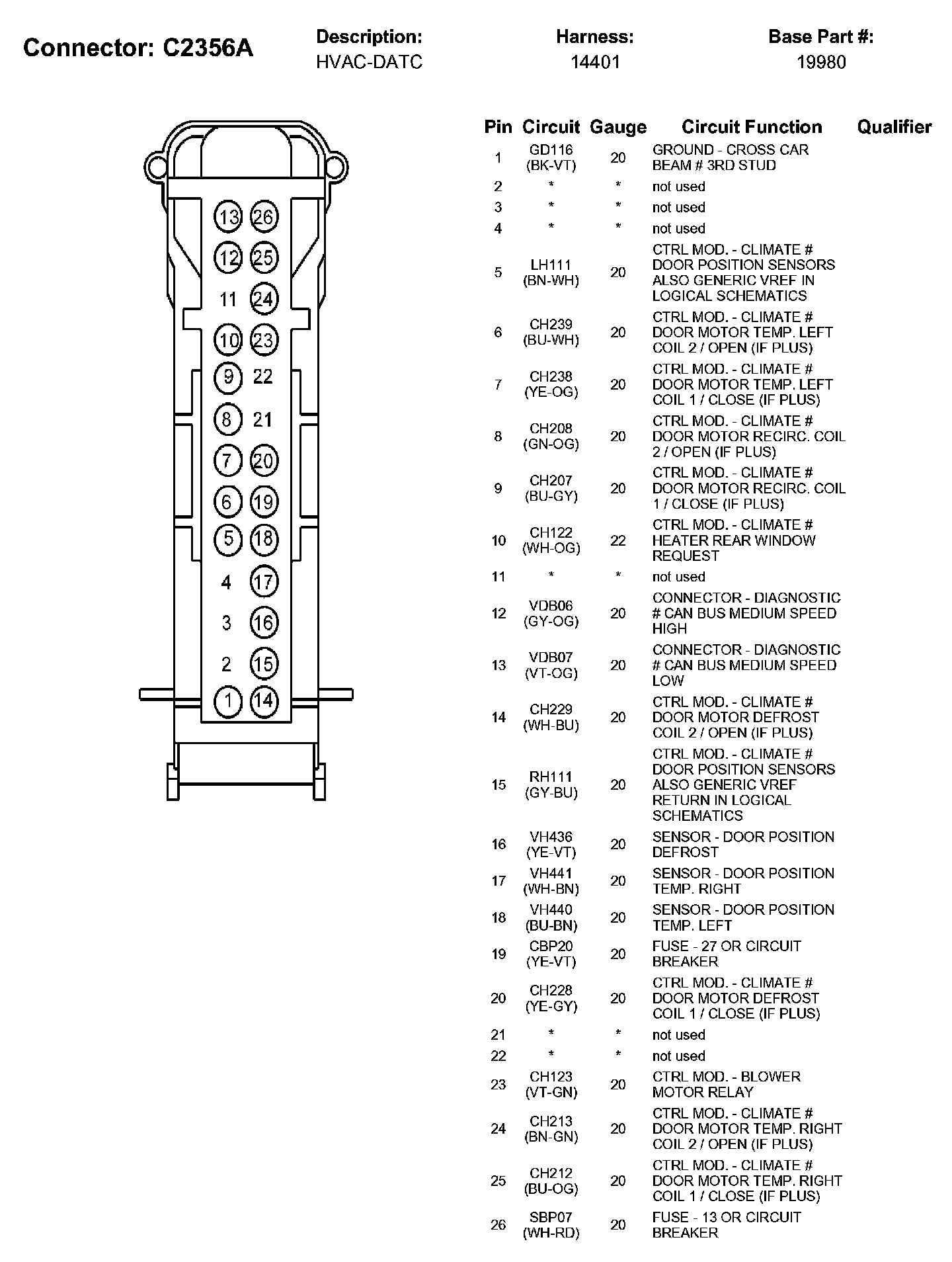 Factory service manual diagram