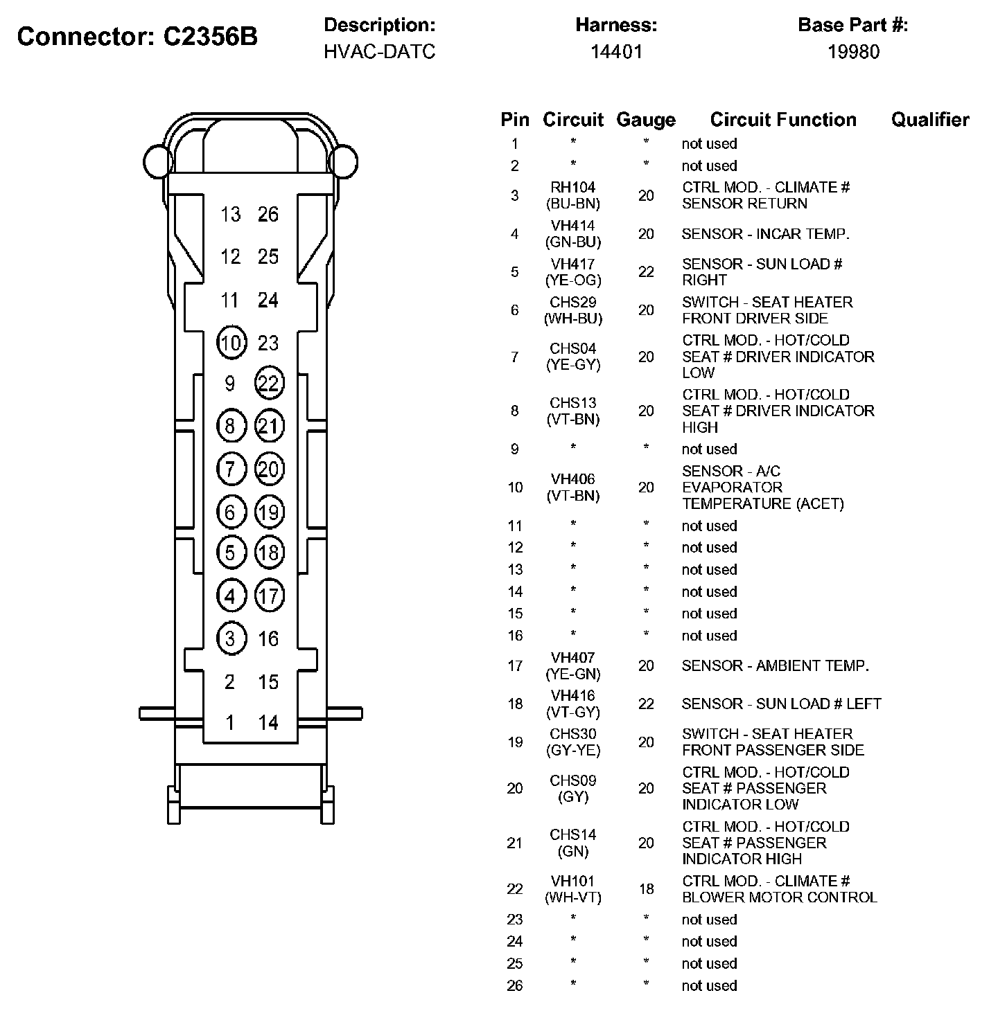 Factory service manual diagram