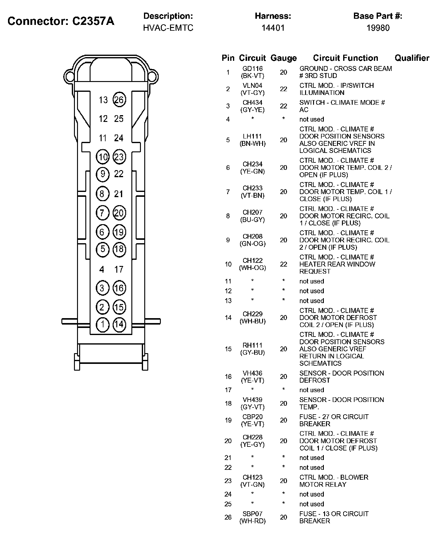 Factory service manual diagram