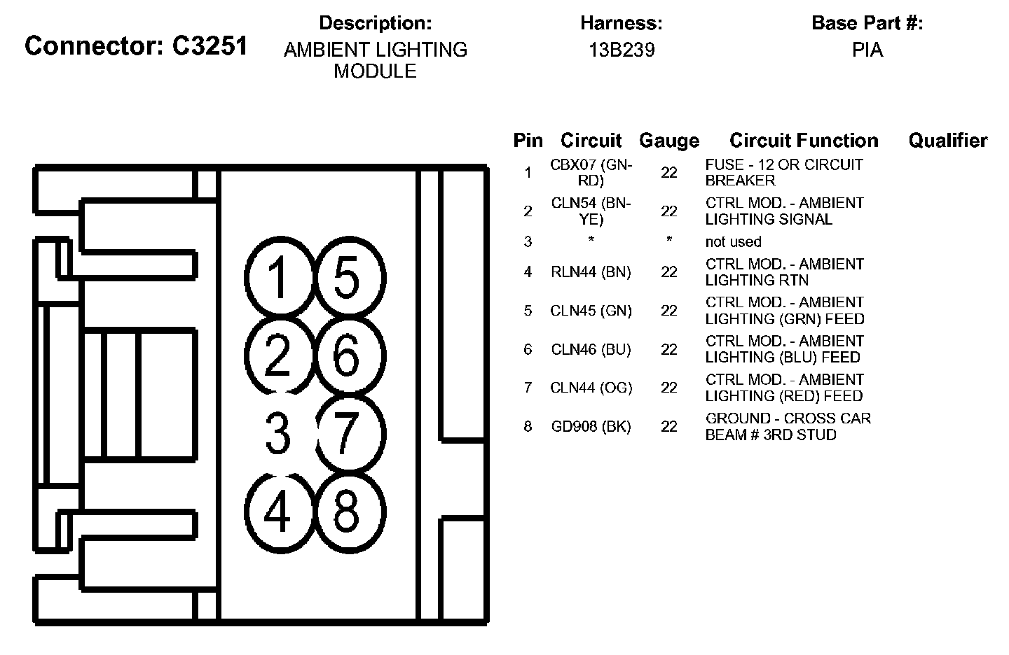 Factory service manual diagram