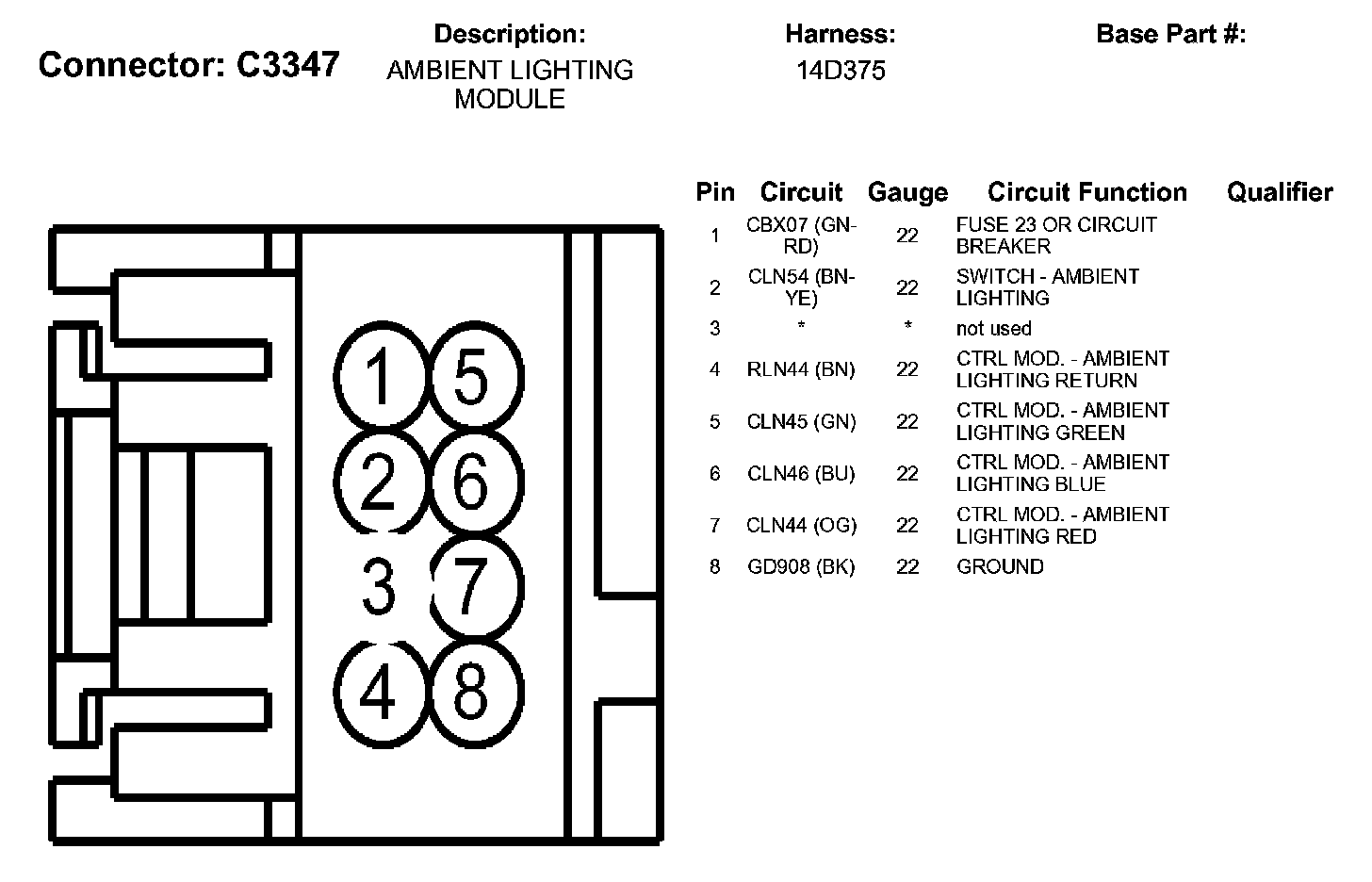 Factory service manual diagram