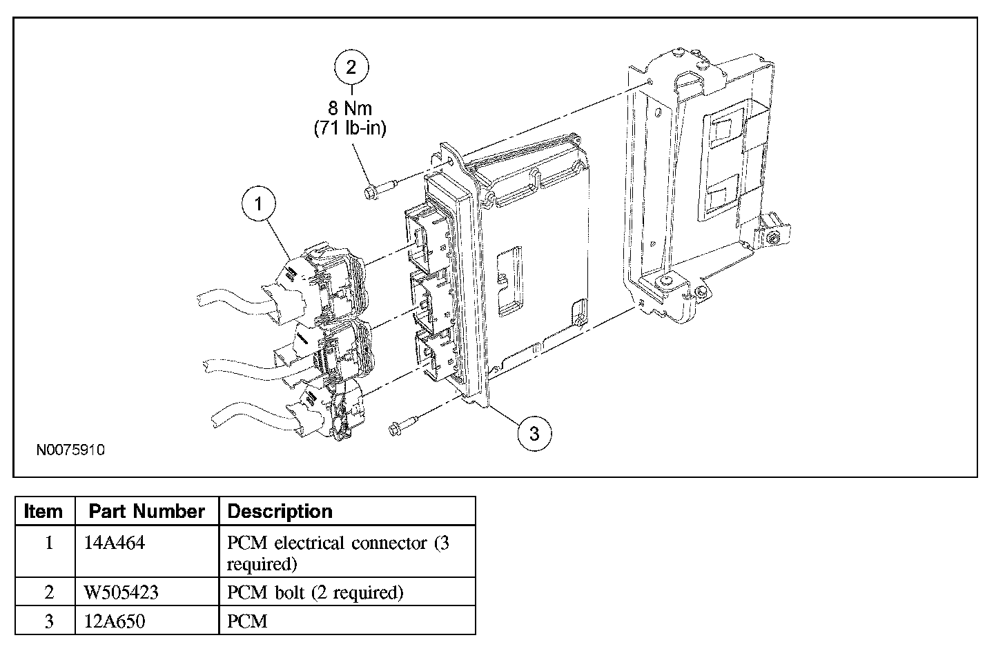 Factory service manual diagram