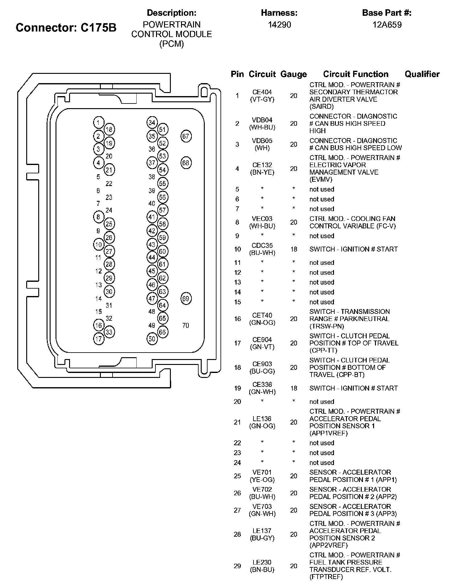 Factory service manual diagram