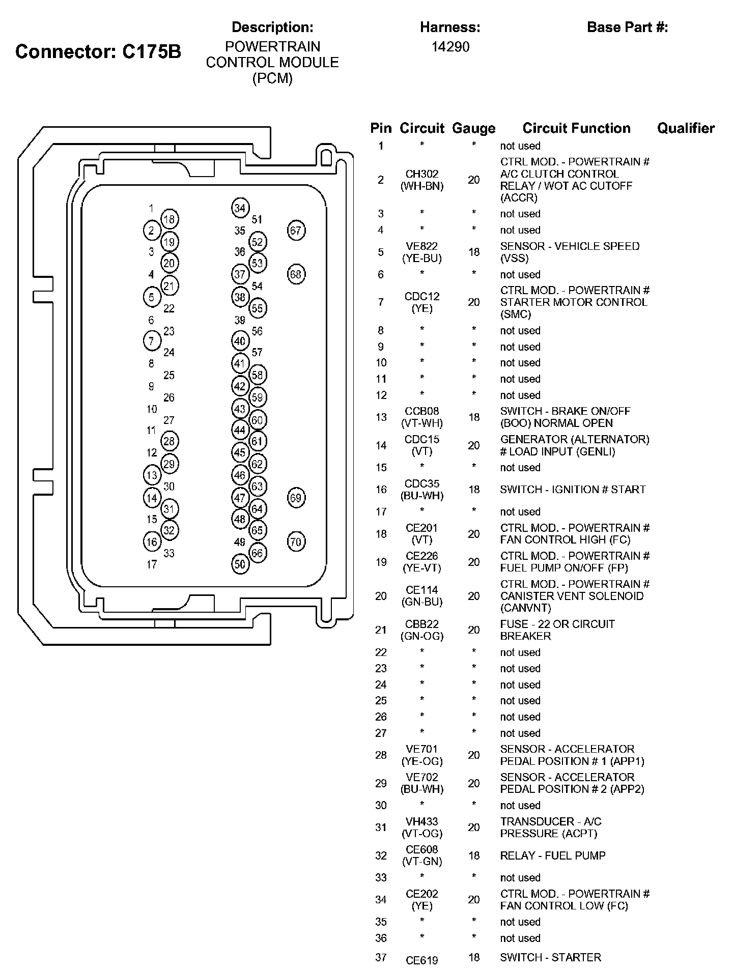 Factory service manual diagram