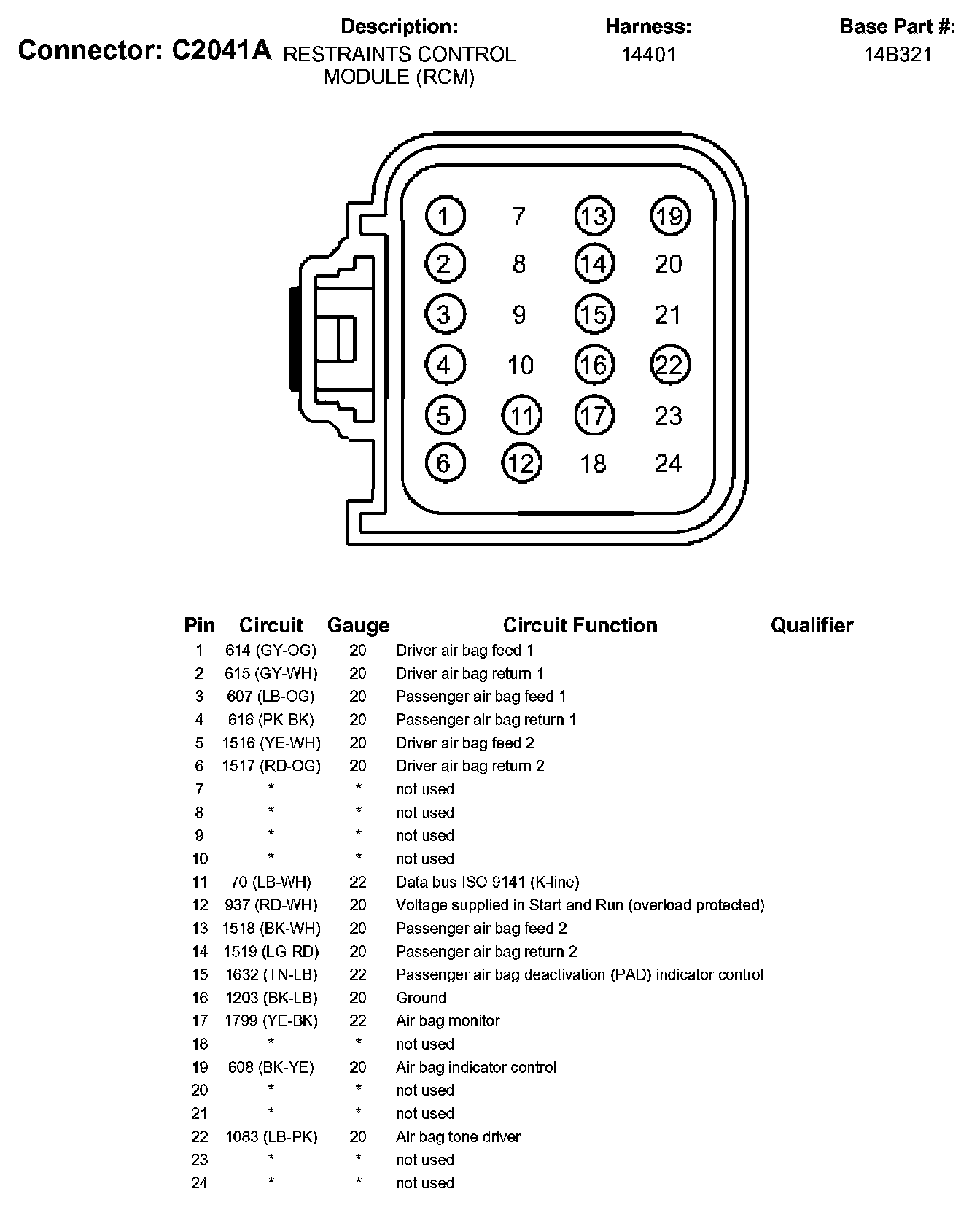 Factory service manual diagram