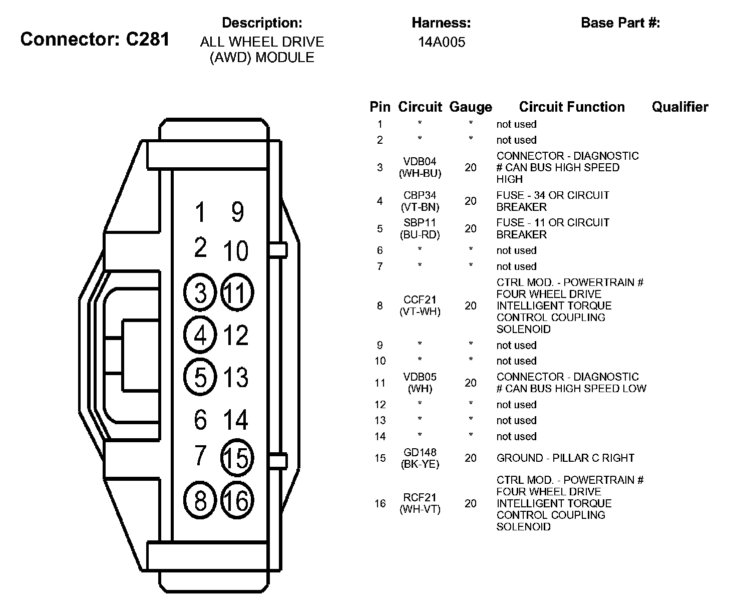 Factory service manual diagram