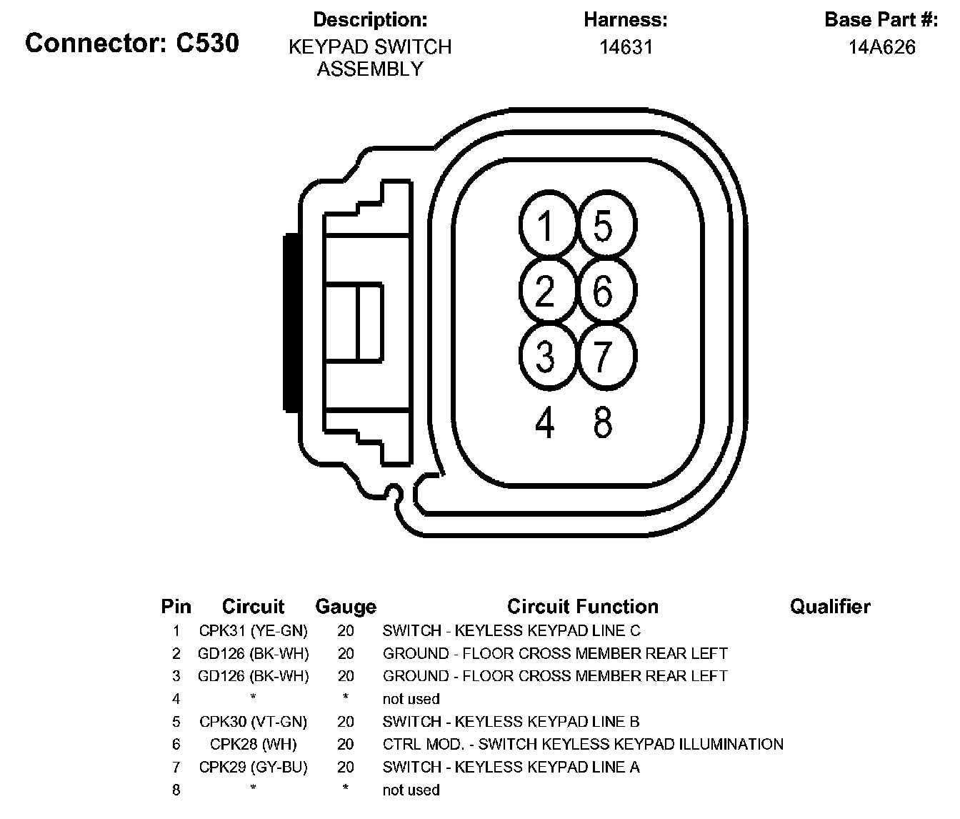 Factory service manual diagram