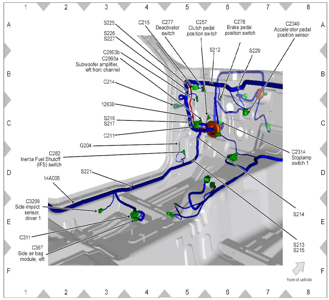 Factory service manual diagram