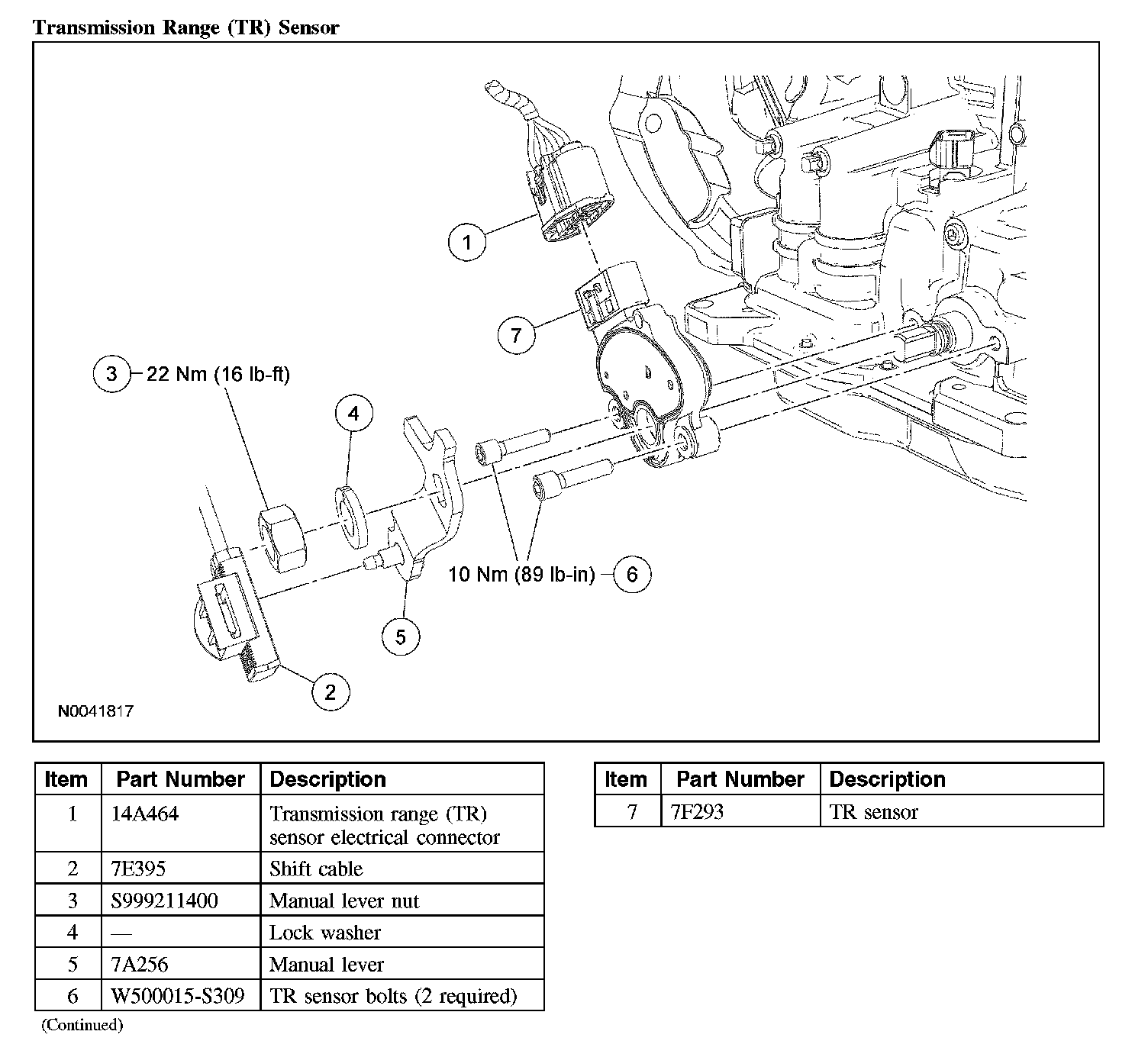 Factory service manual diagram