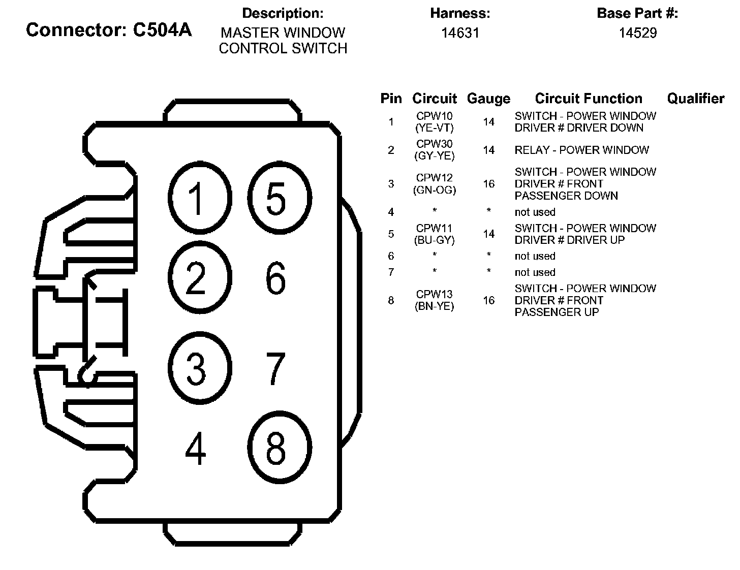 Factory service manual diagram