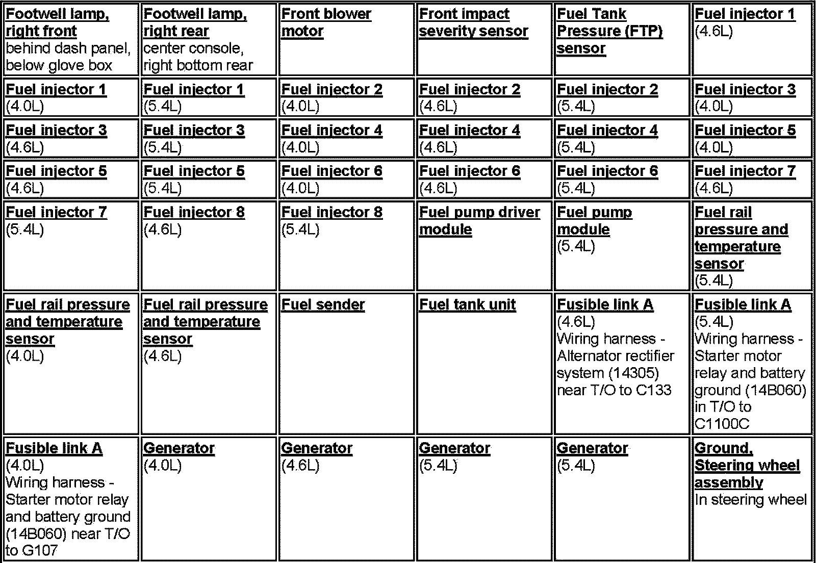 Factory service manual diagram