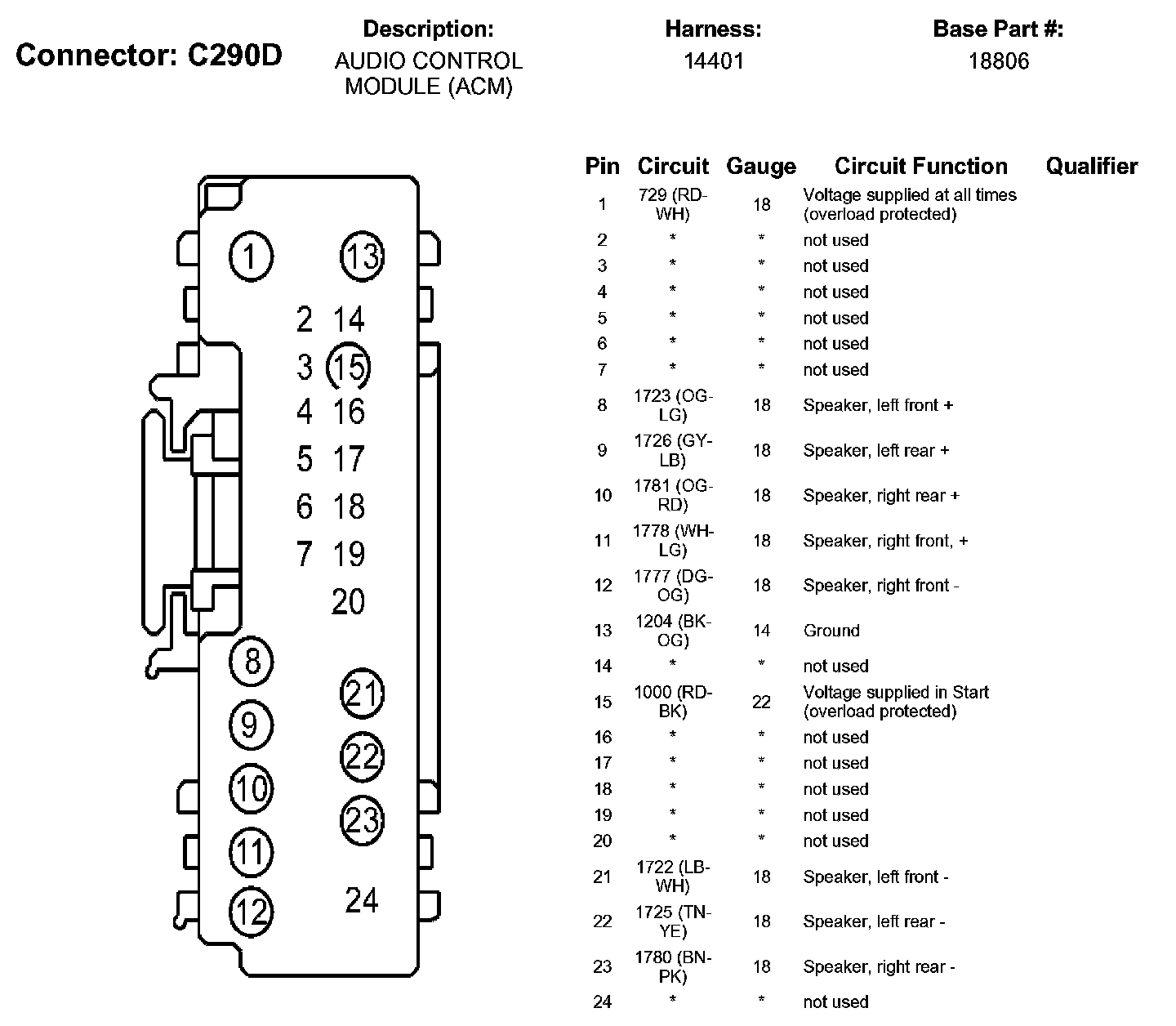 Factory service manual diagram