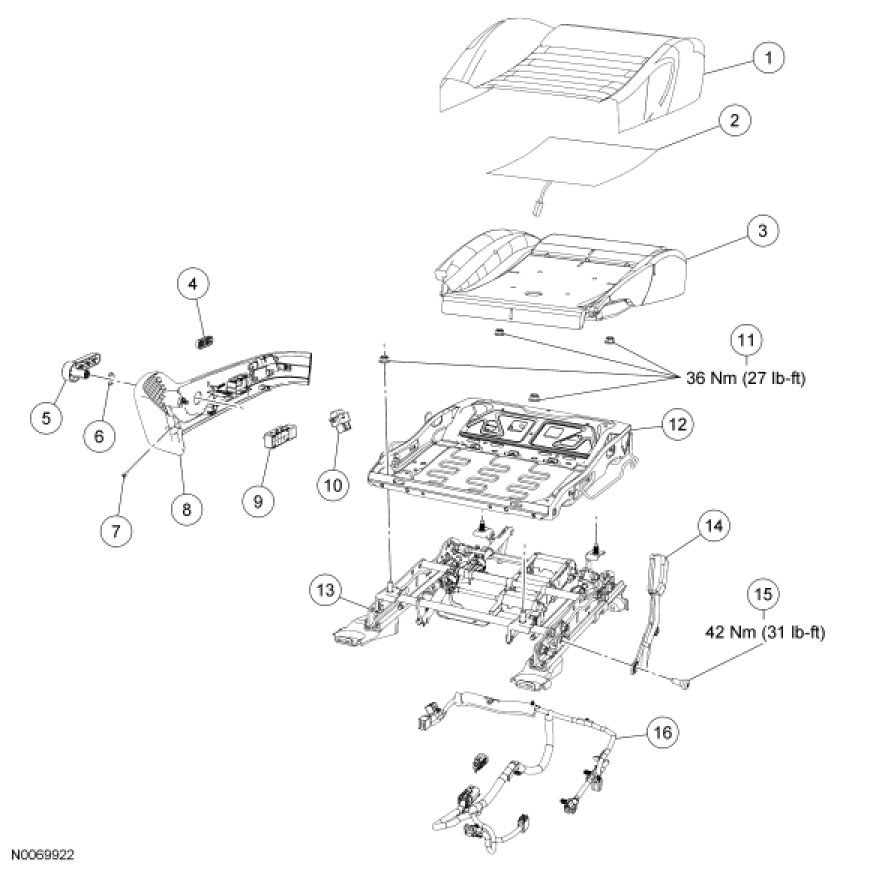 Factory service manual diagram