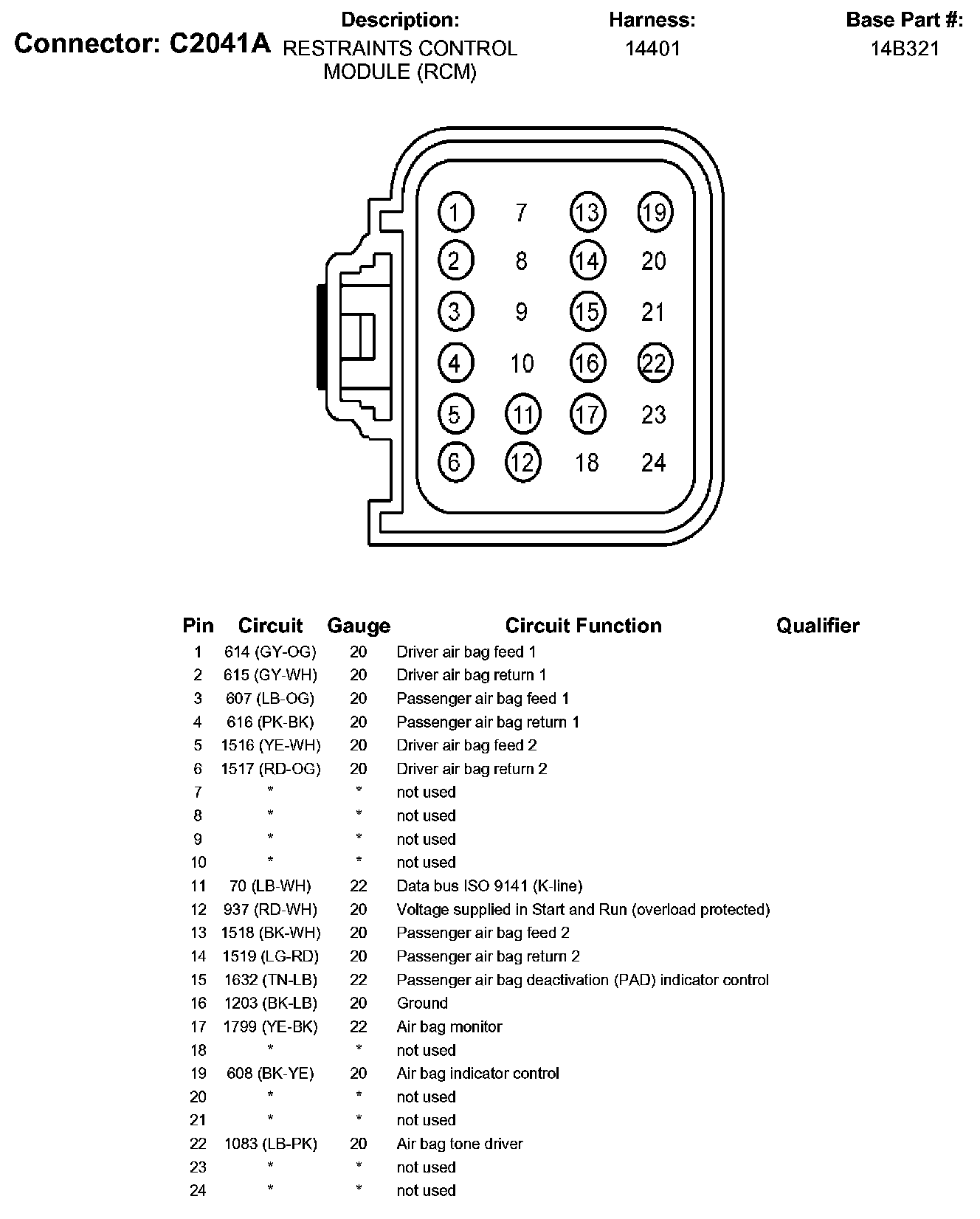 Factory service manual diagram
