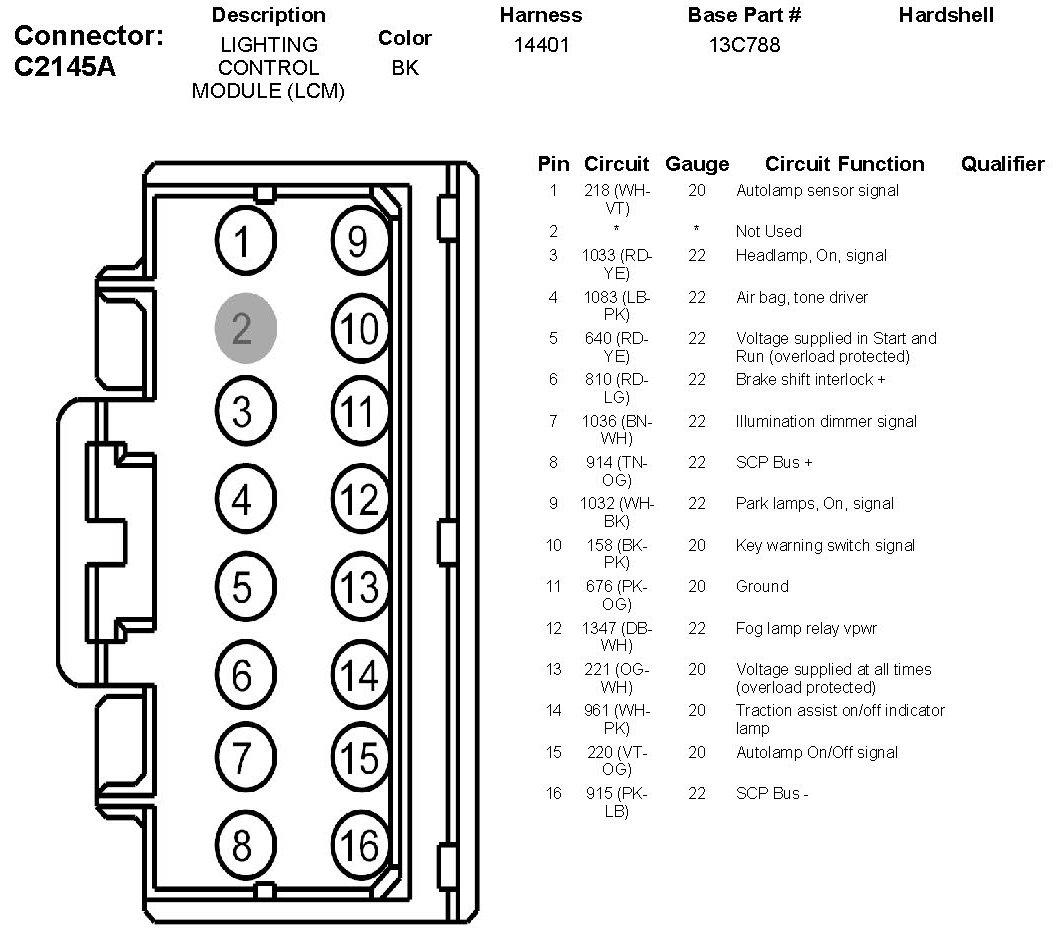 Factory service manual diagram