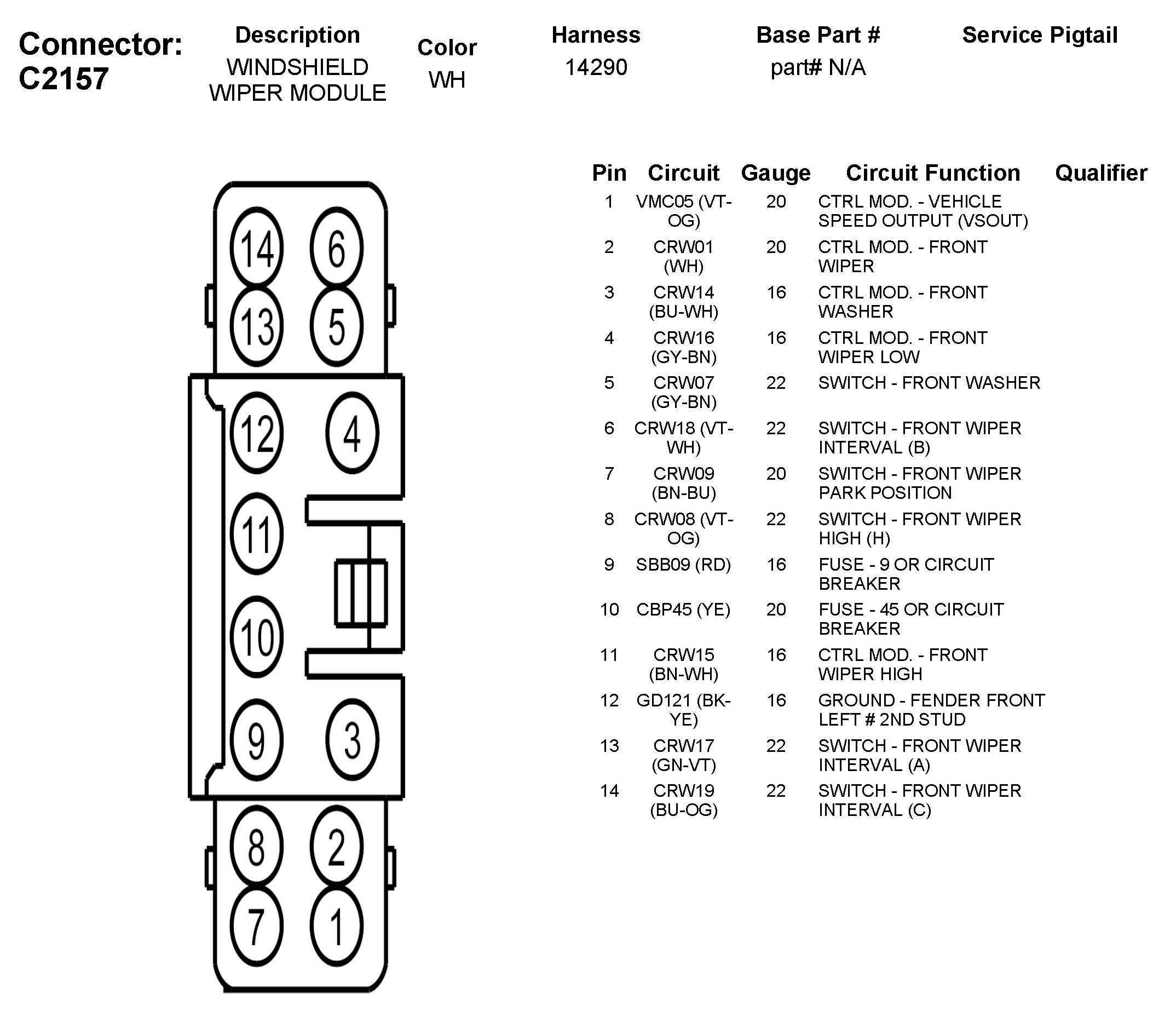 Factory service manual diagram