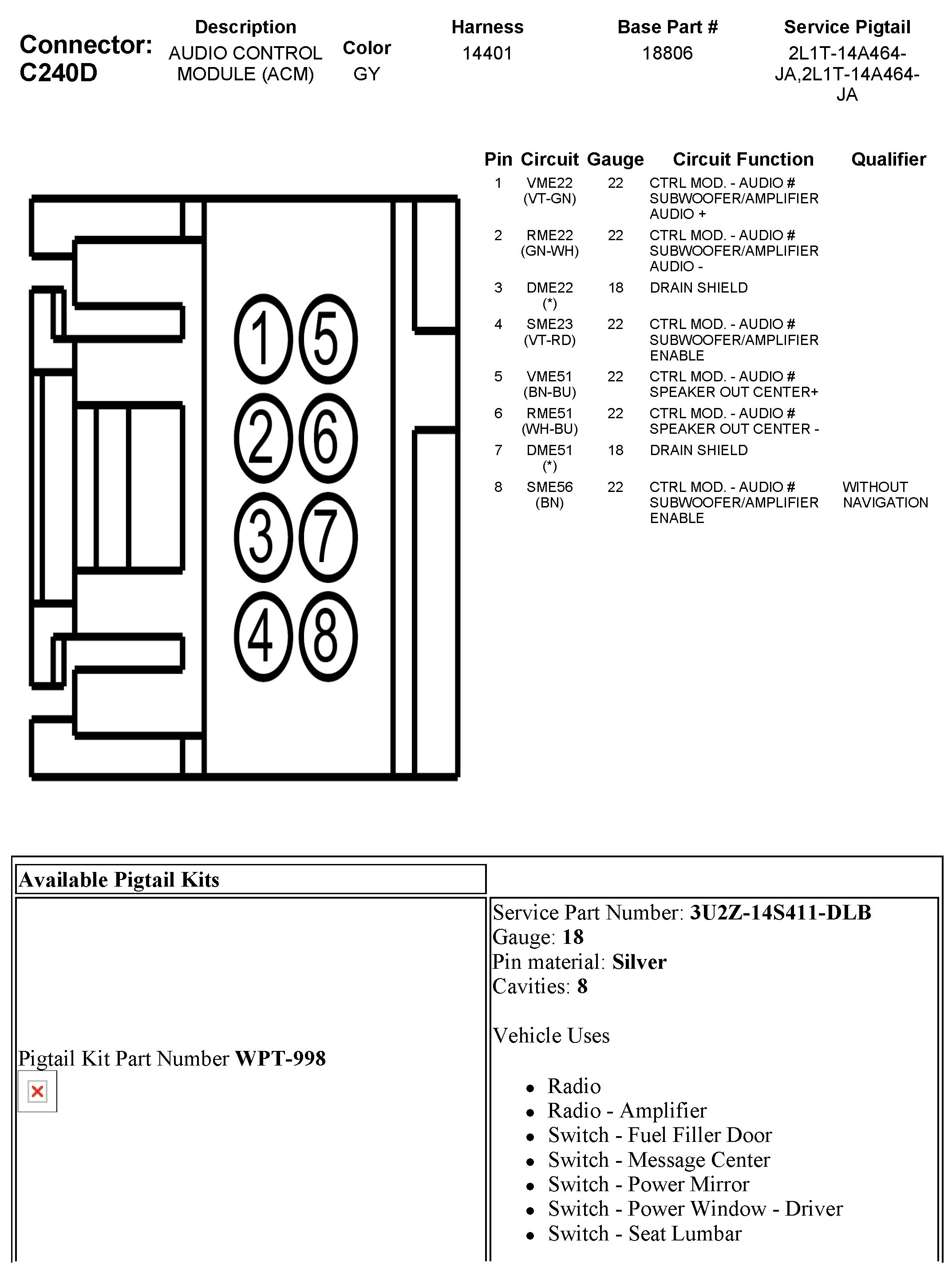 Factory service manual diagram