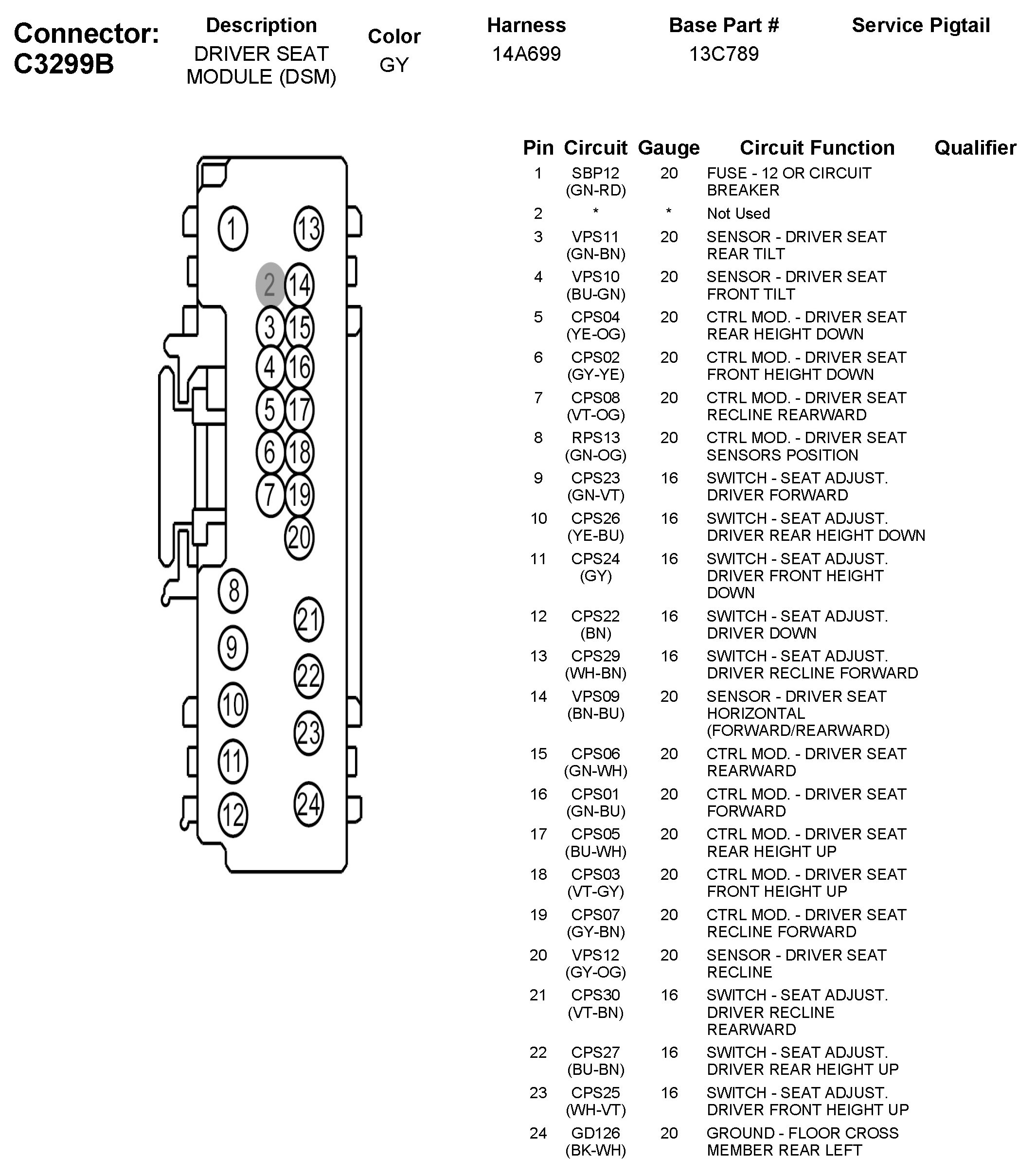 Factory service manual diagram