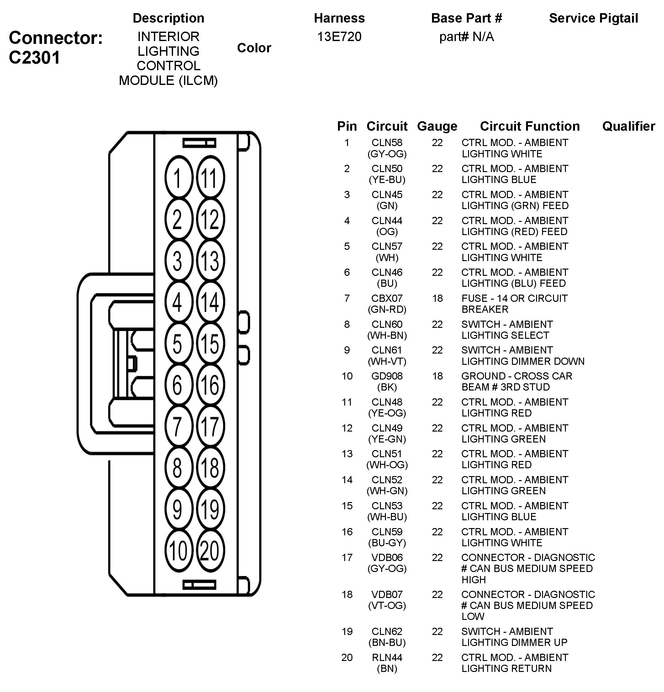 Factory service manual diagram