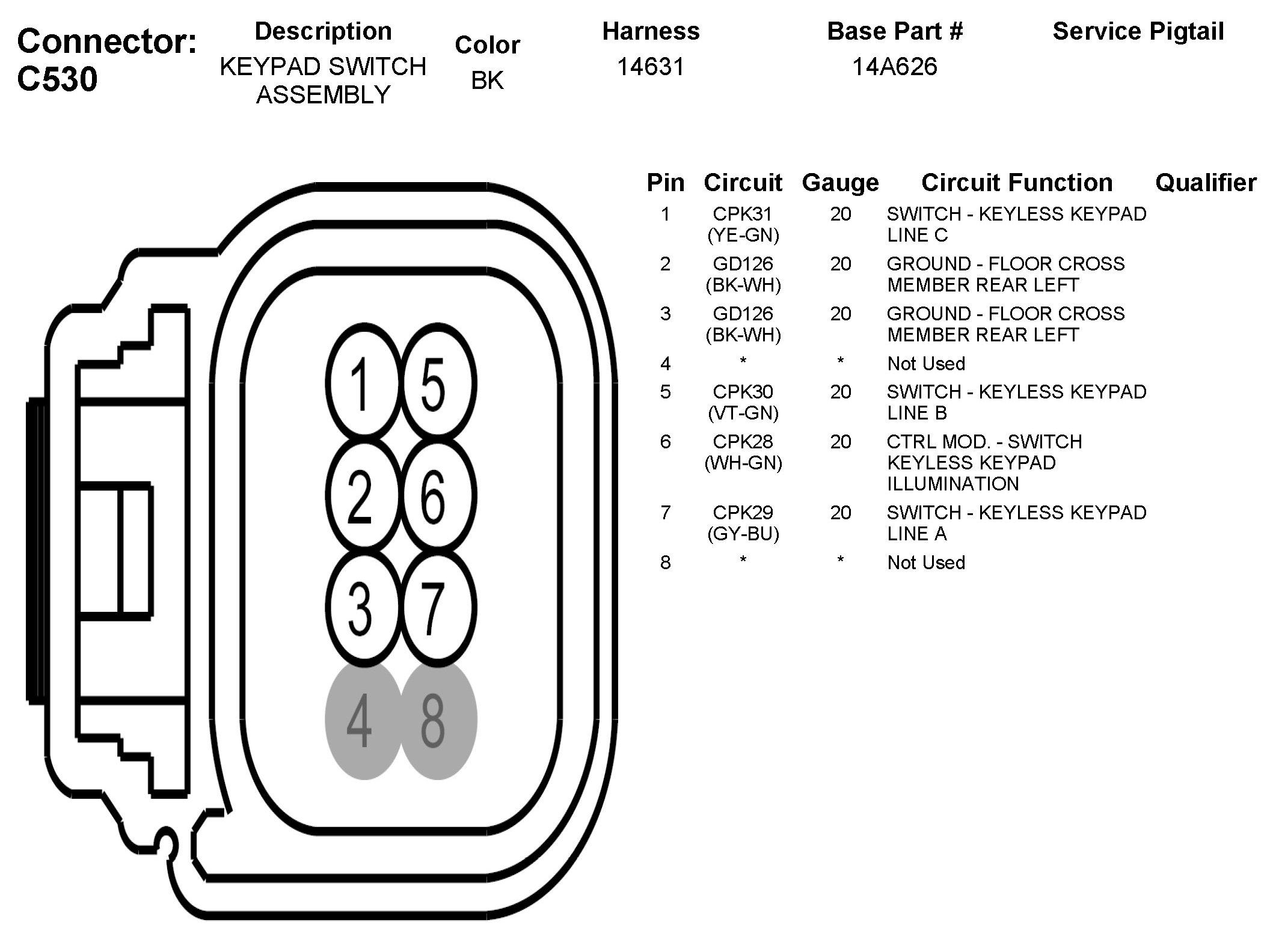 Factory service manual diagram