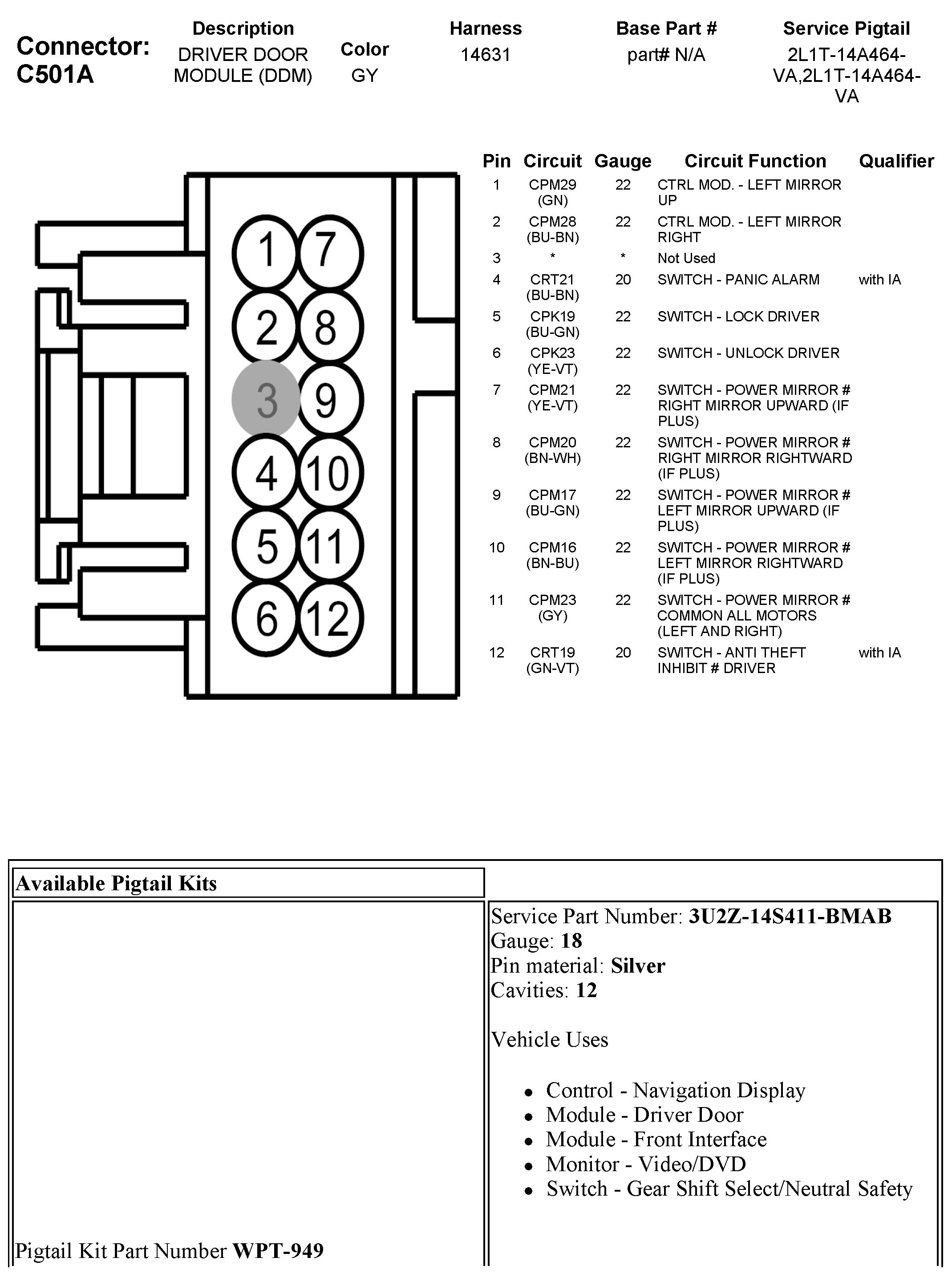 Factory service manual diagram