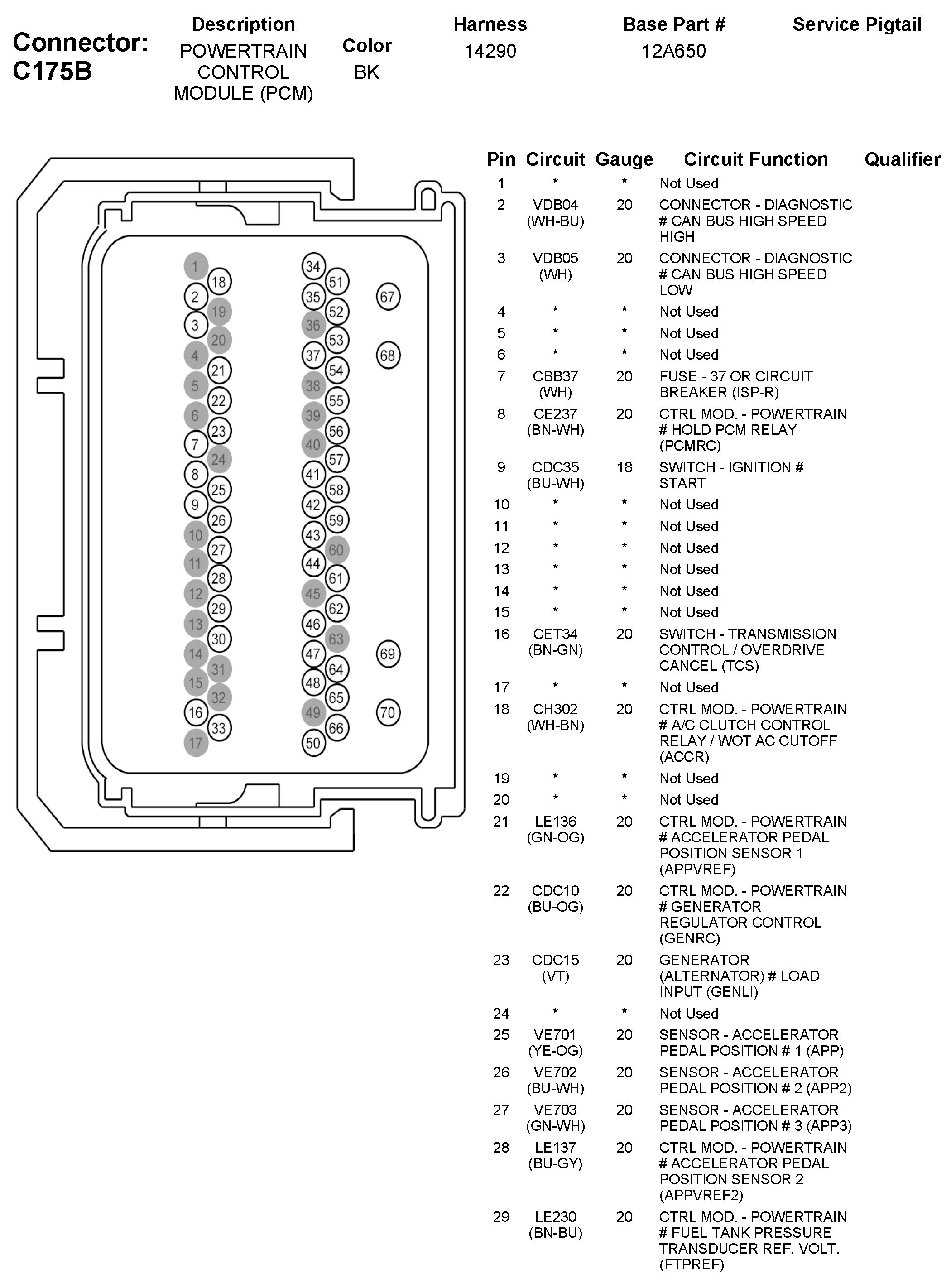 Factory service manual diagram
