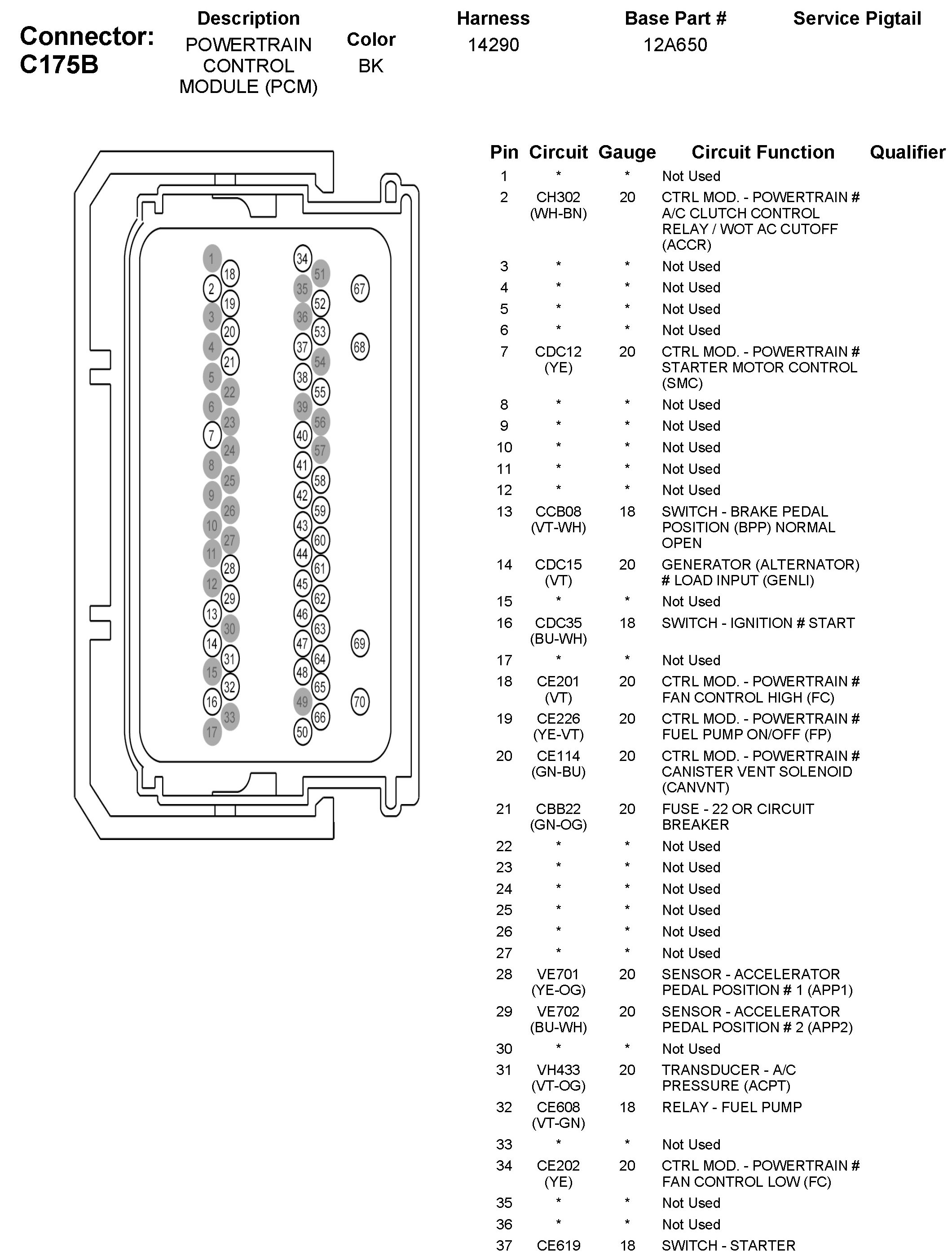 Factory service manual diagram