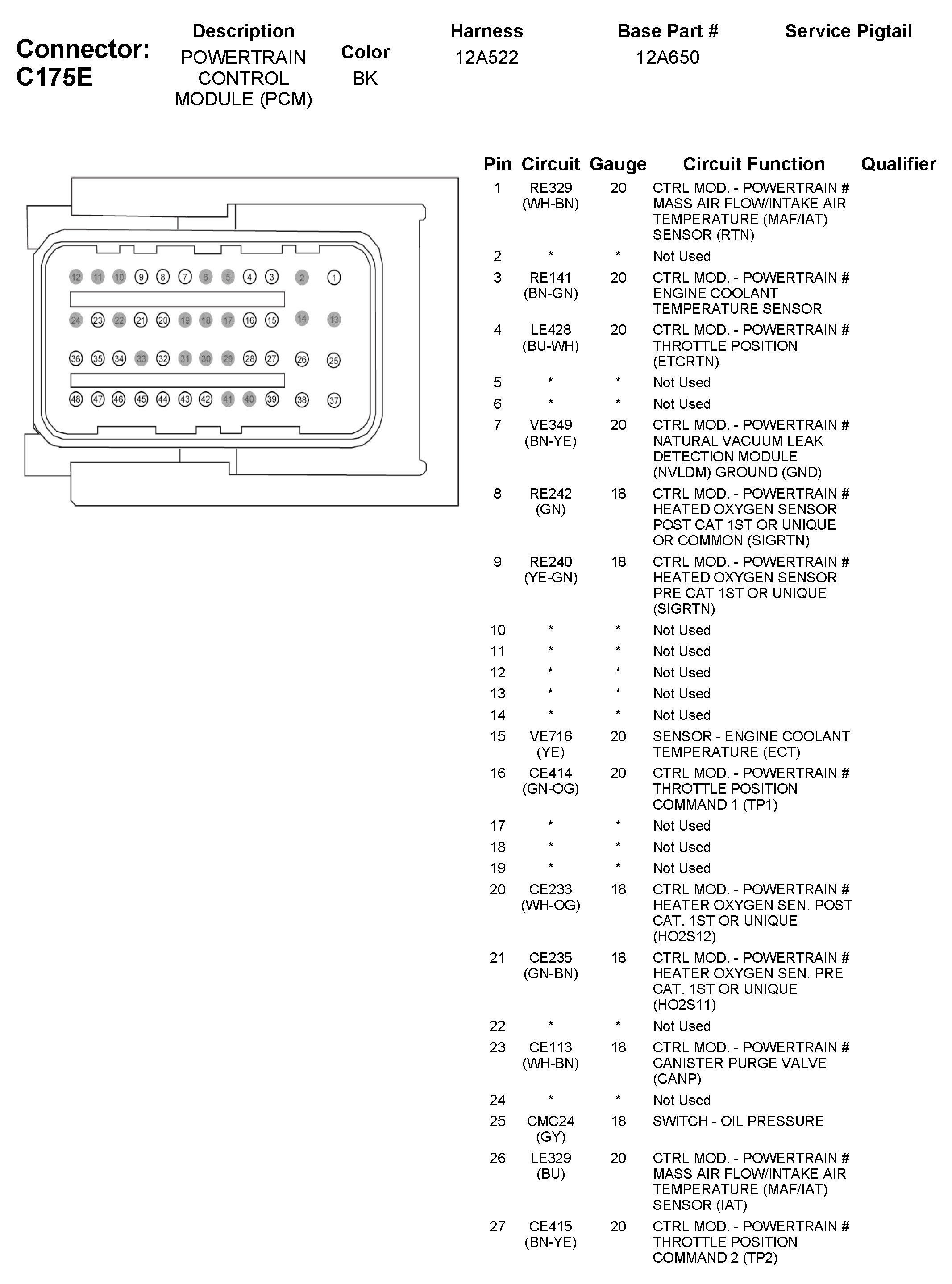 Factory service manual diagram