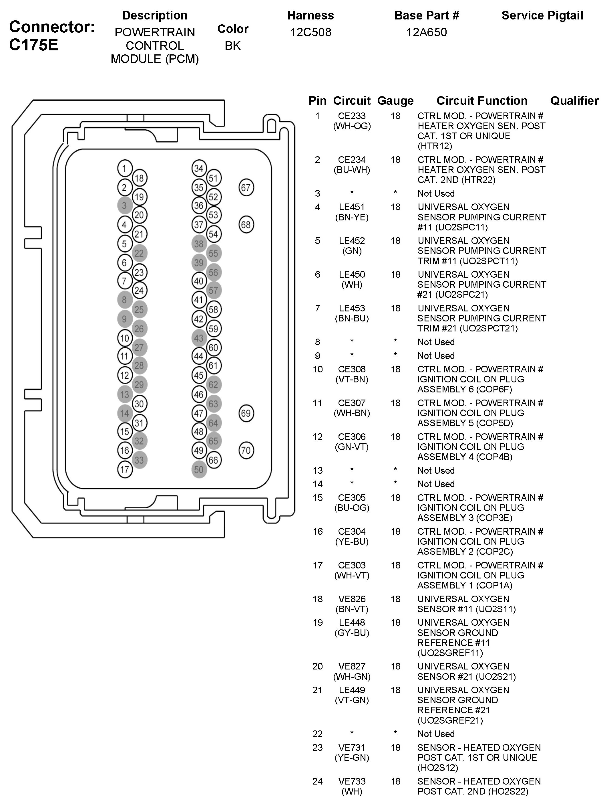 Factory service manual diagram