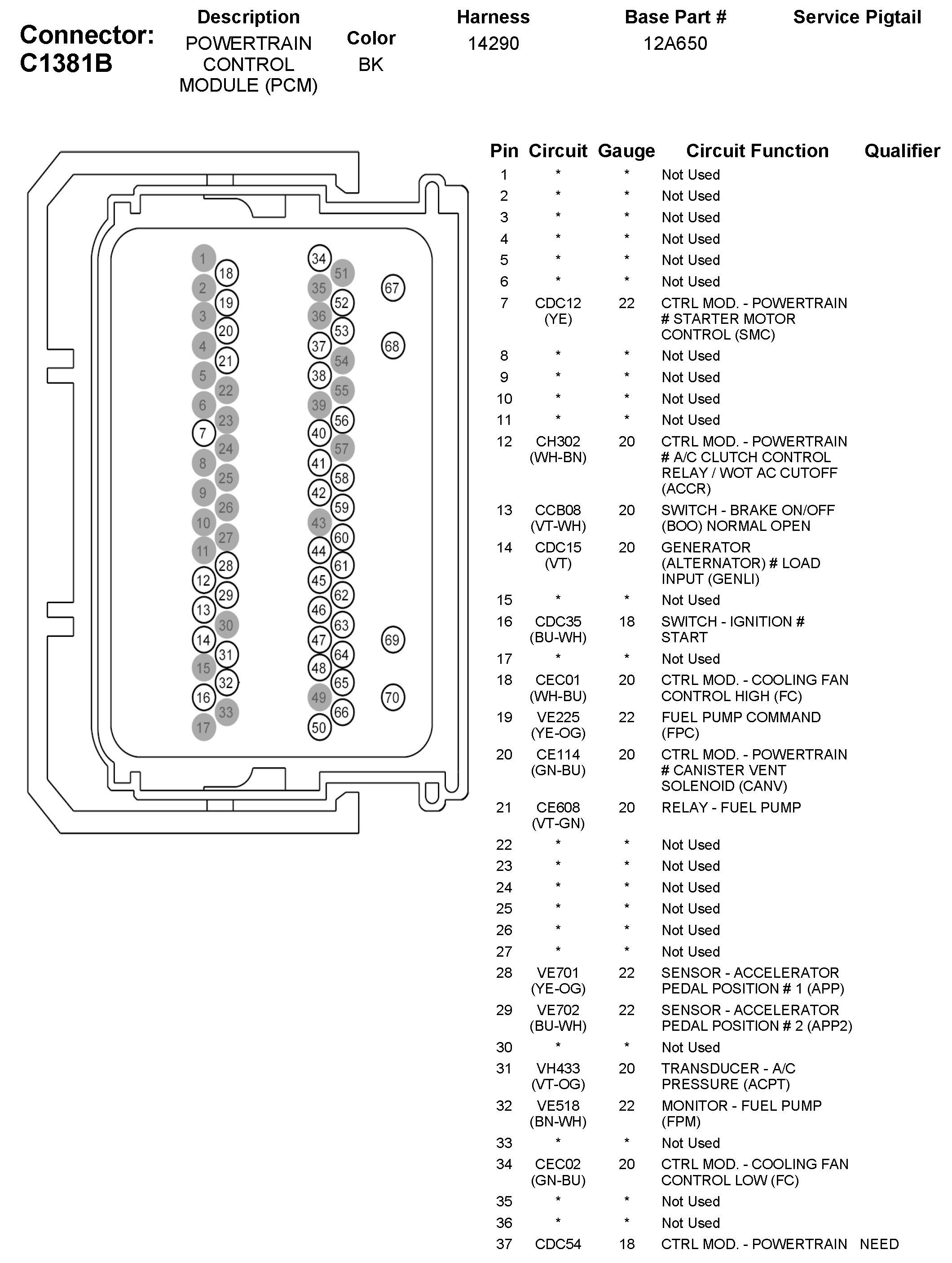 Factory service manual diagram