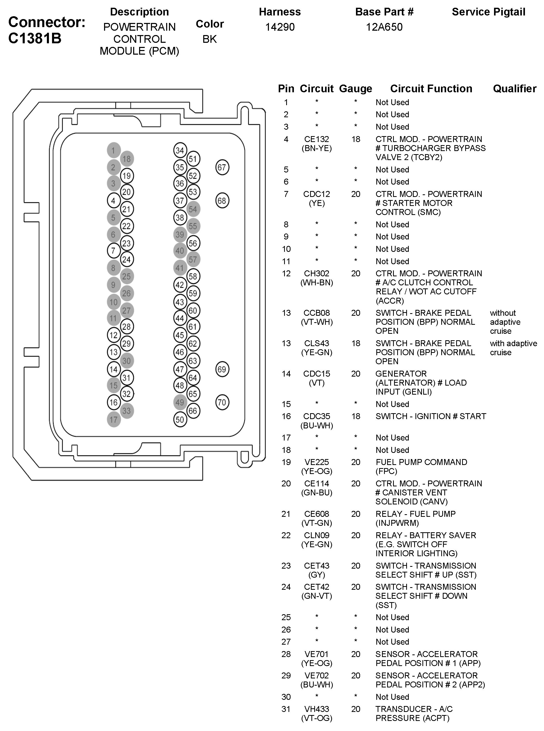 Factory service manual diagram