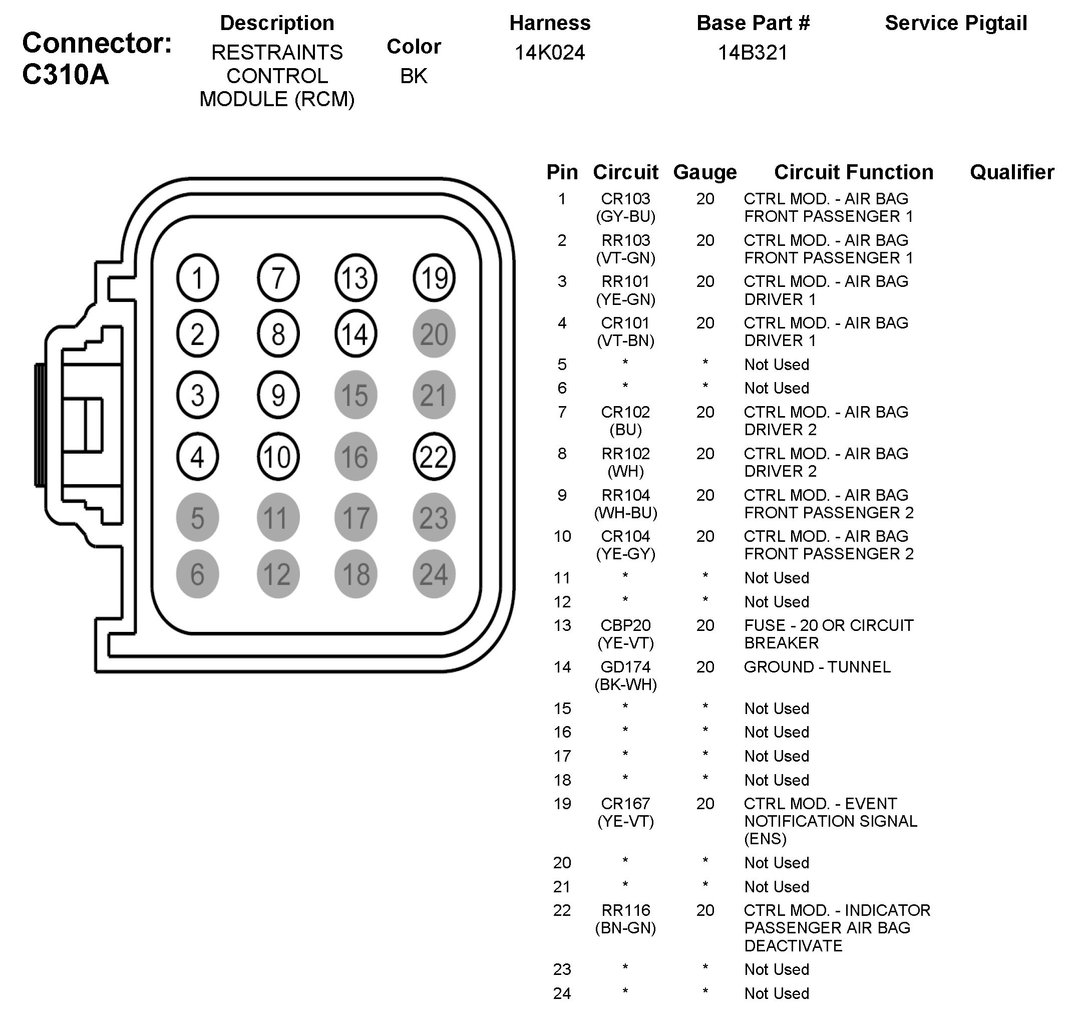 Factory service manual diagram