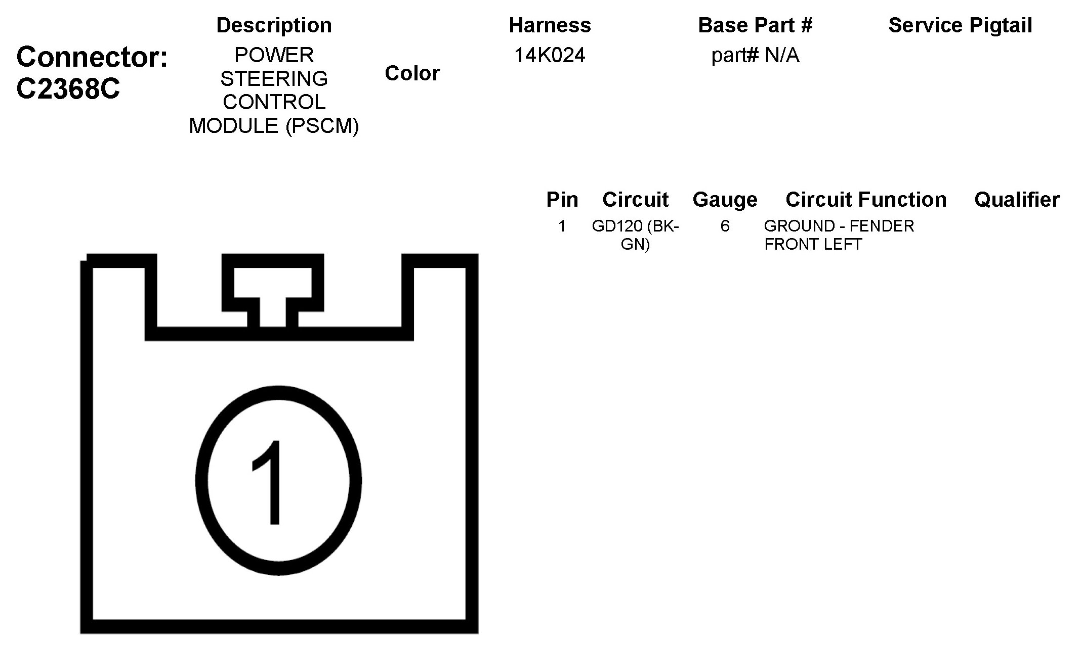 Factory service manual diagram