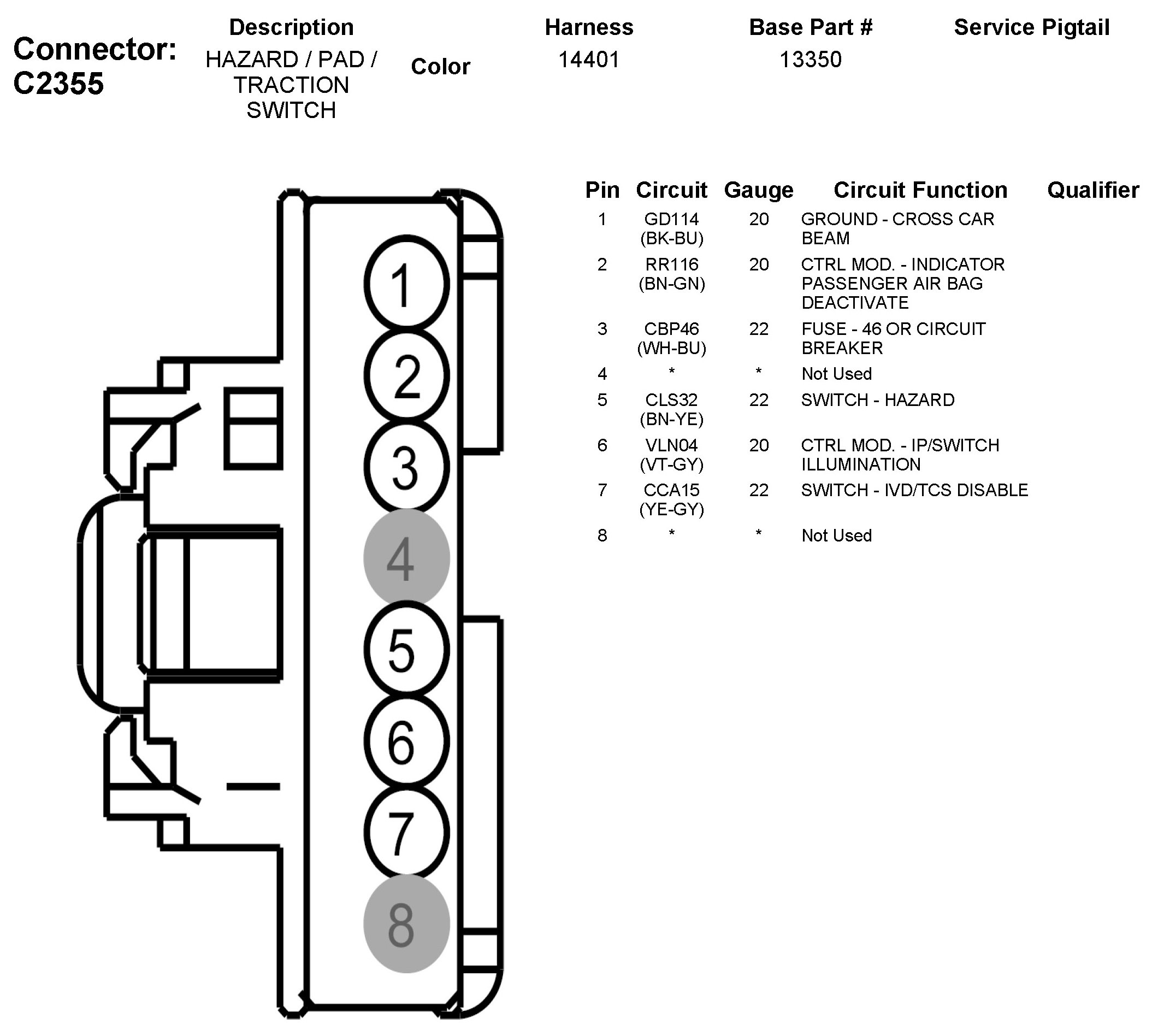Factory service manual diagram