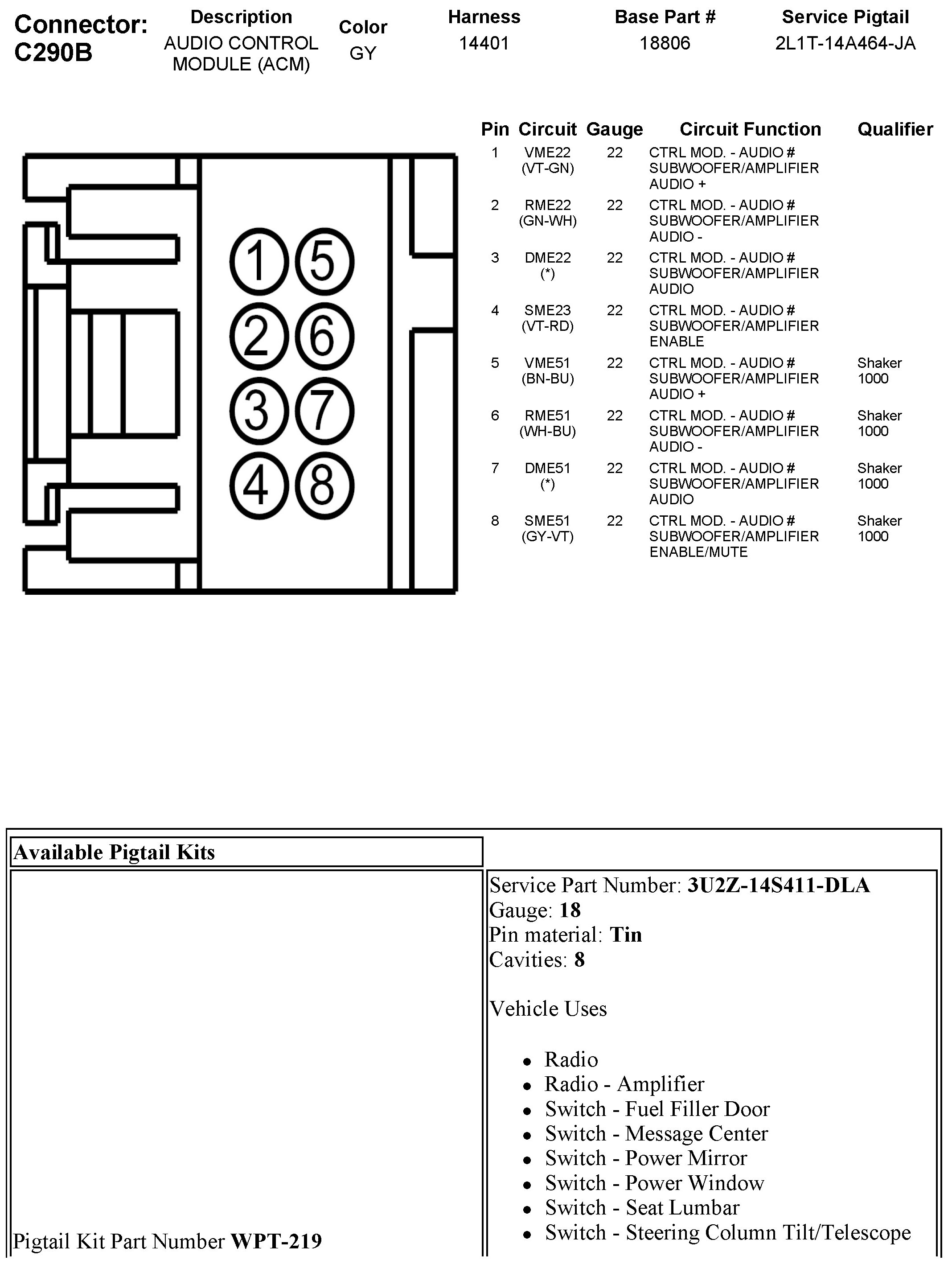 Factory service manual diagram
