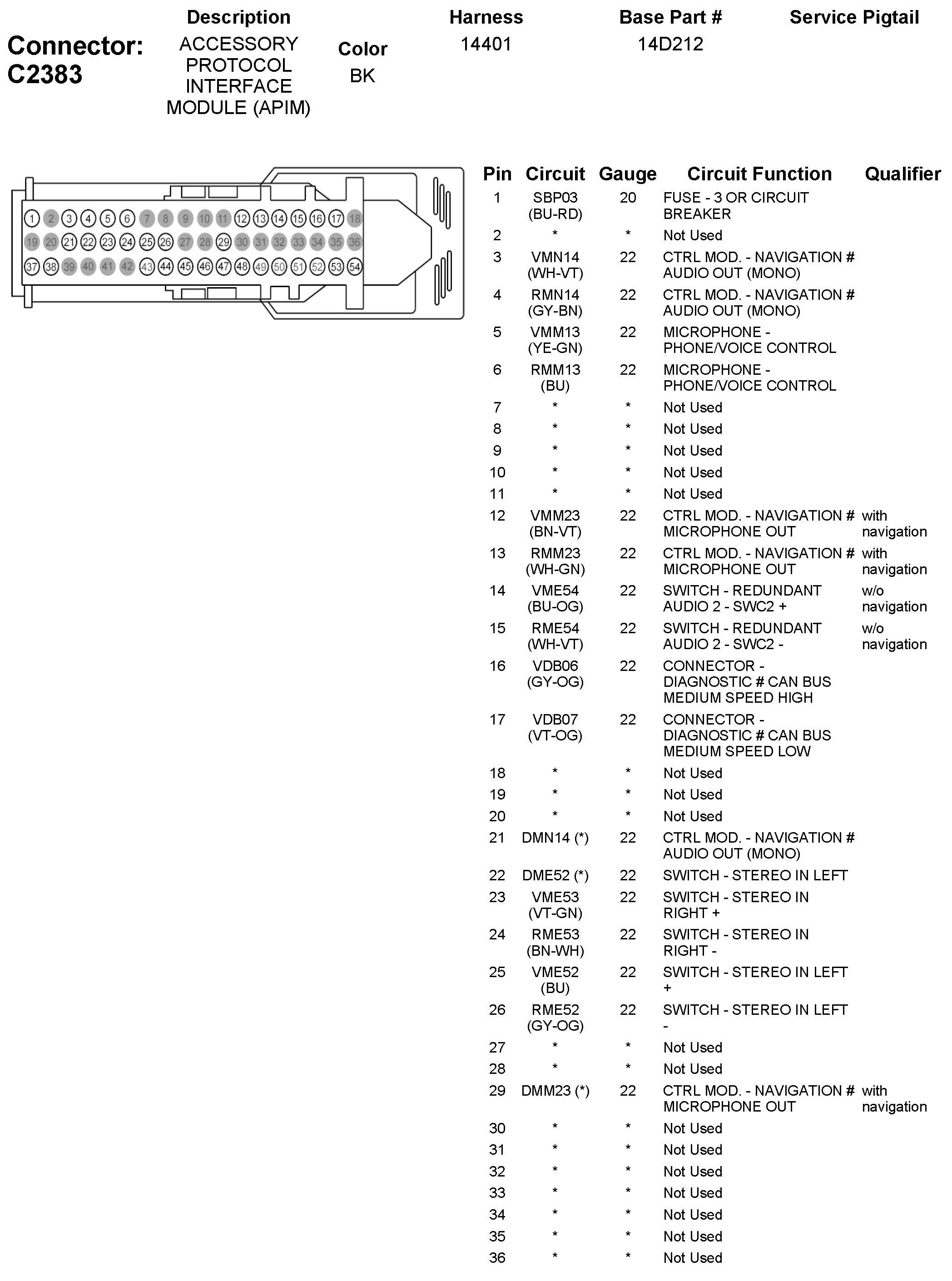 Factory service manual diagram