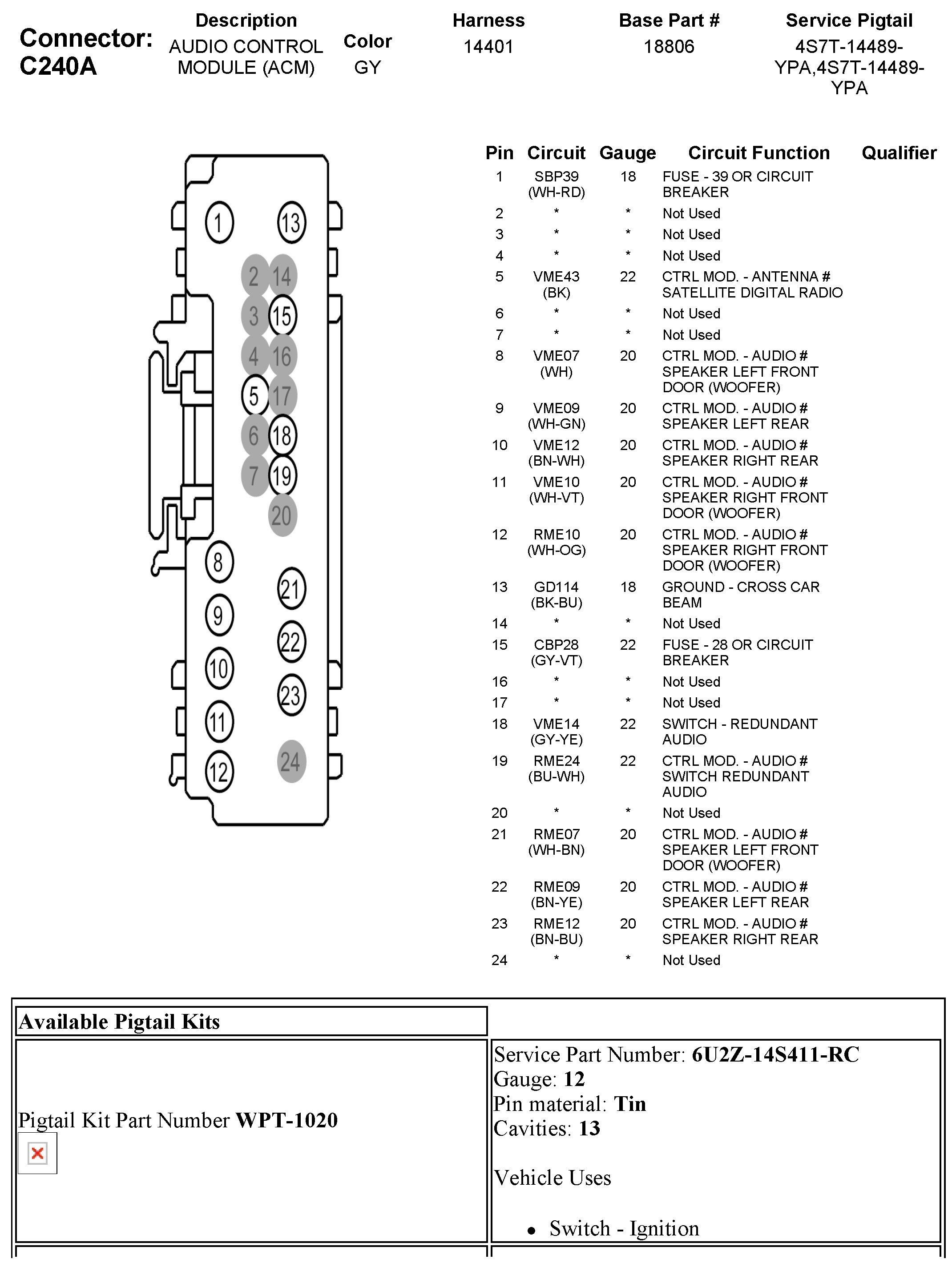 Factory service manual diagram