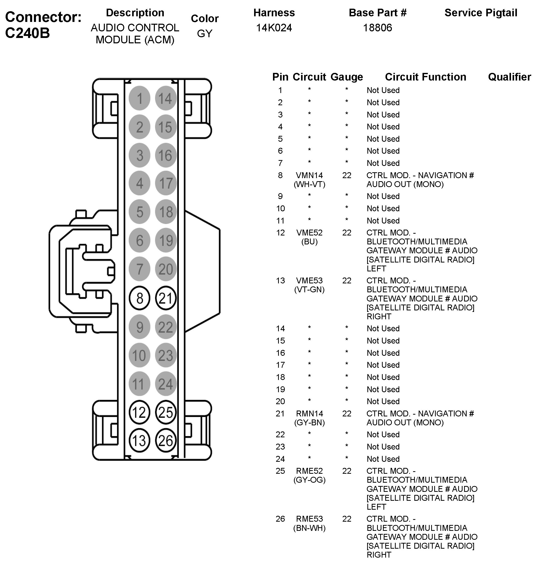 Factory service manual diagram