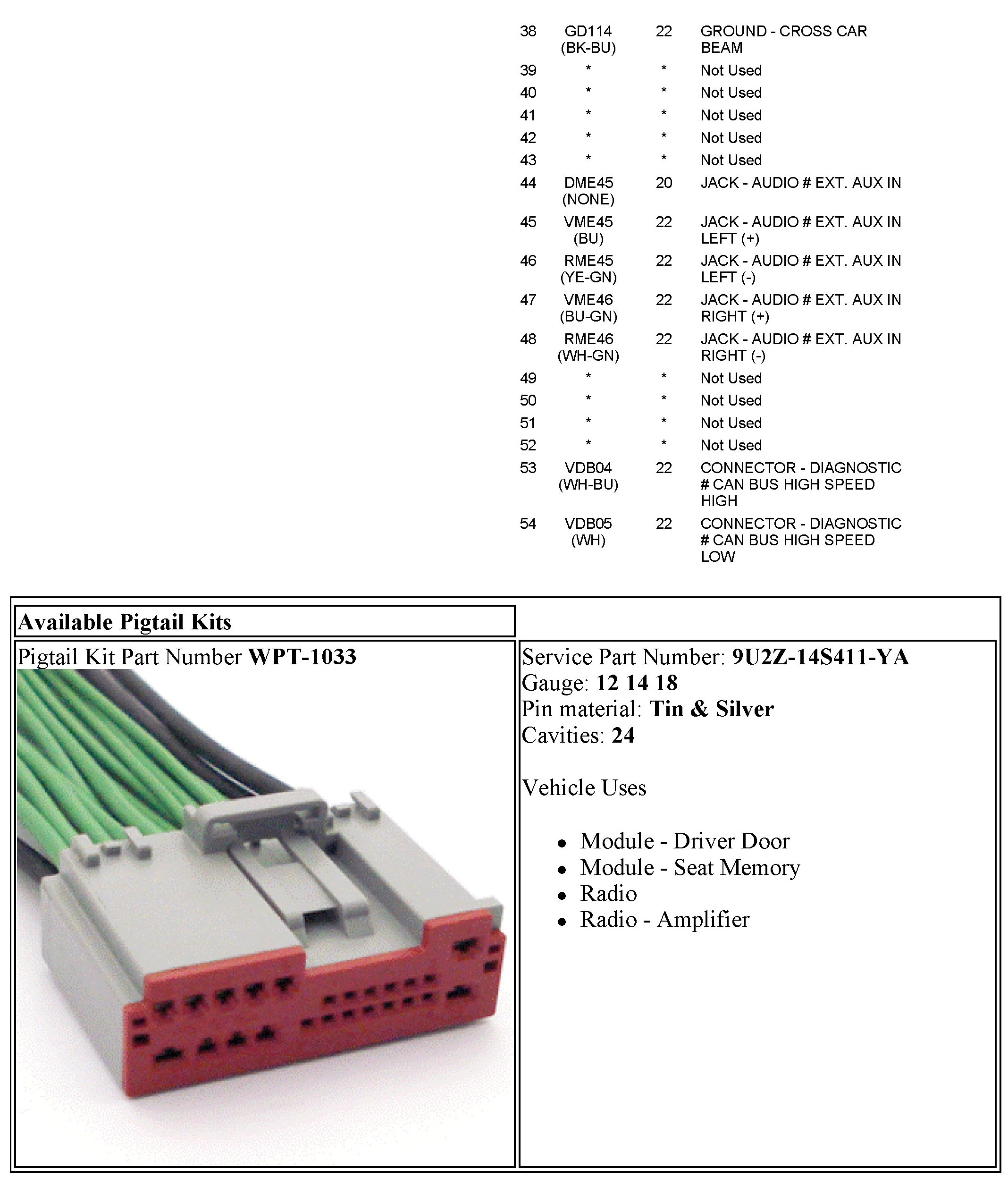 Factory service manual diagram