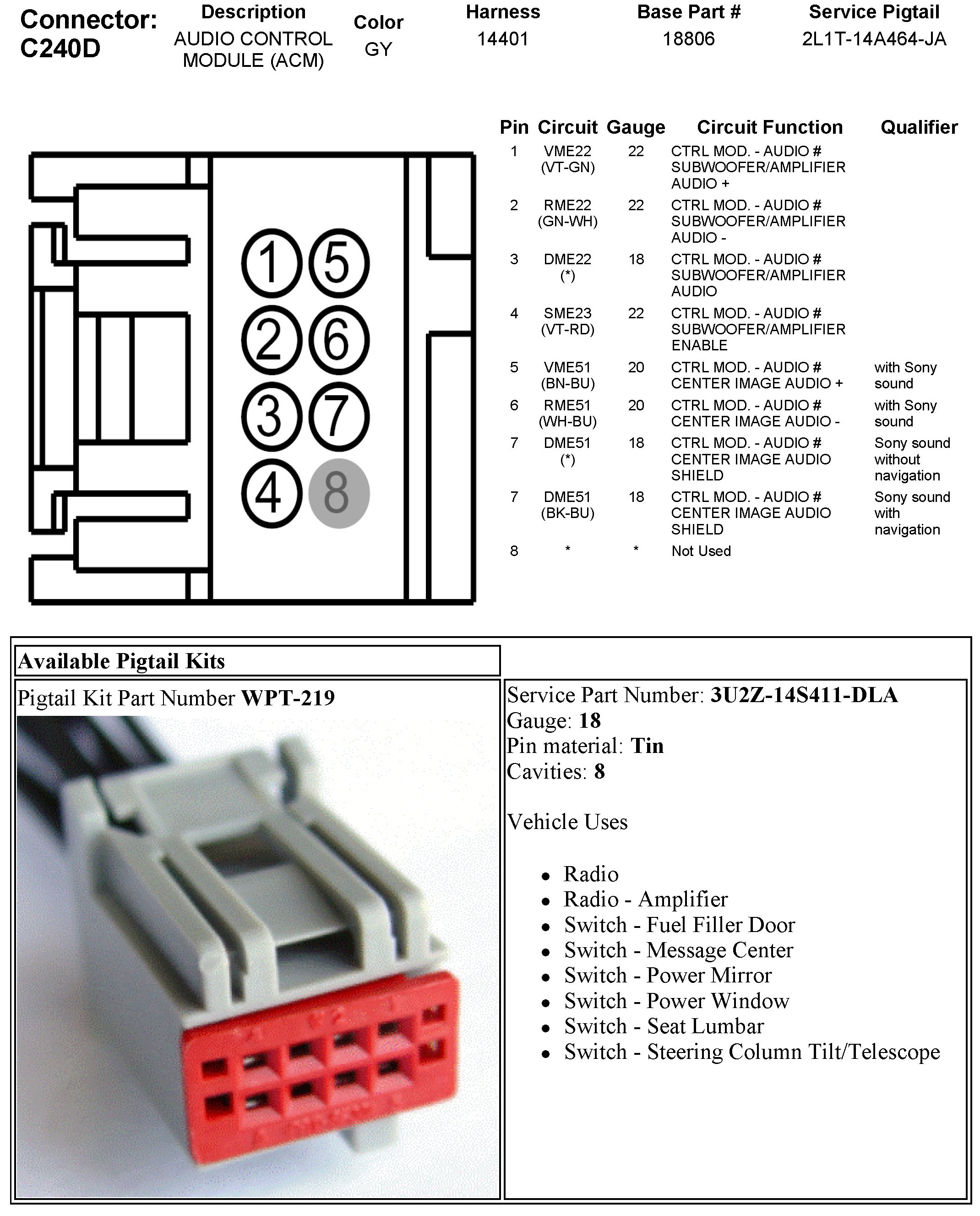 Factory service manual diagram