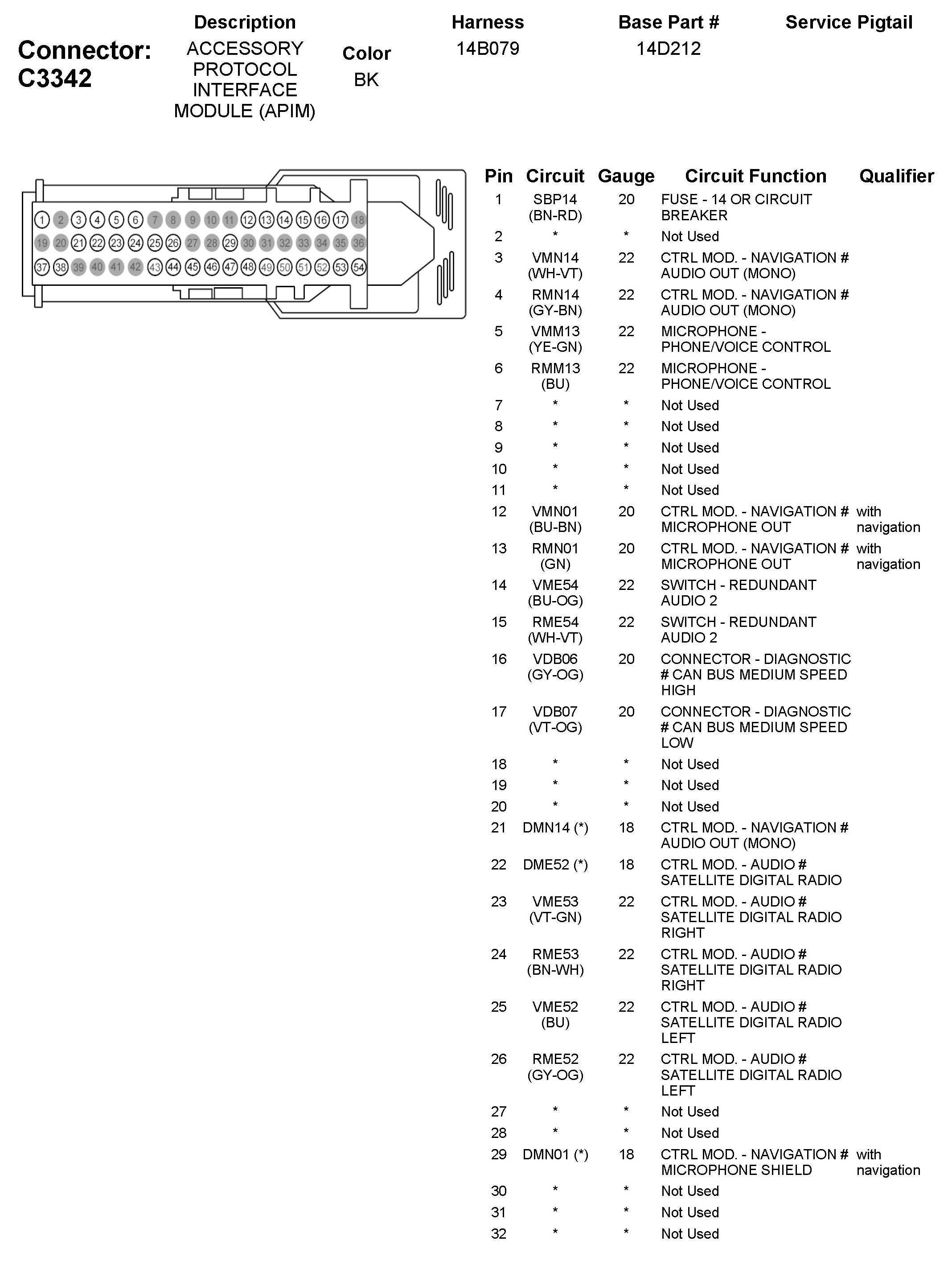 Factory service manual diagram