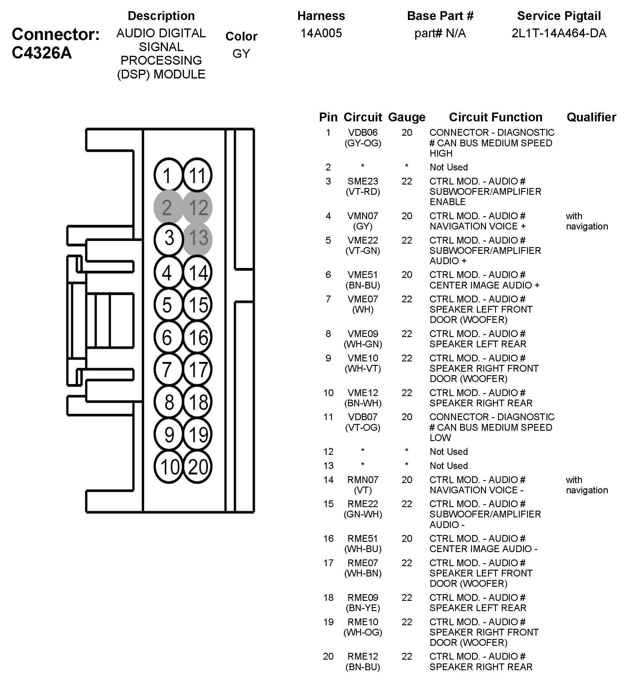 Factory service manual diagram