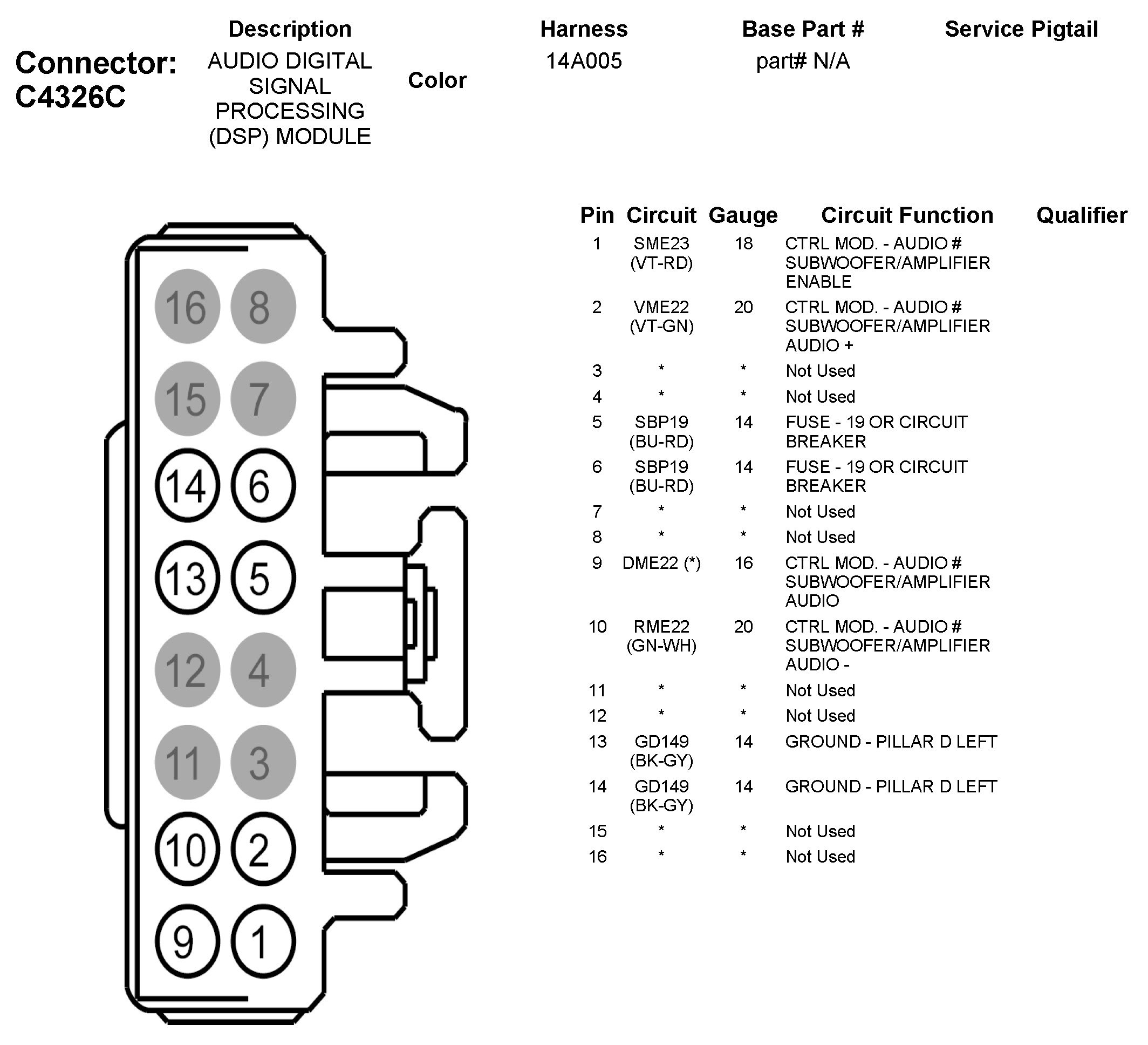 Factory service manual diagram
