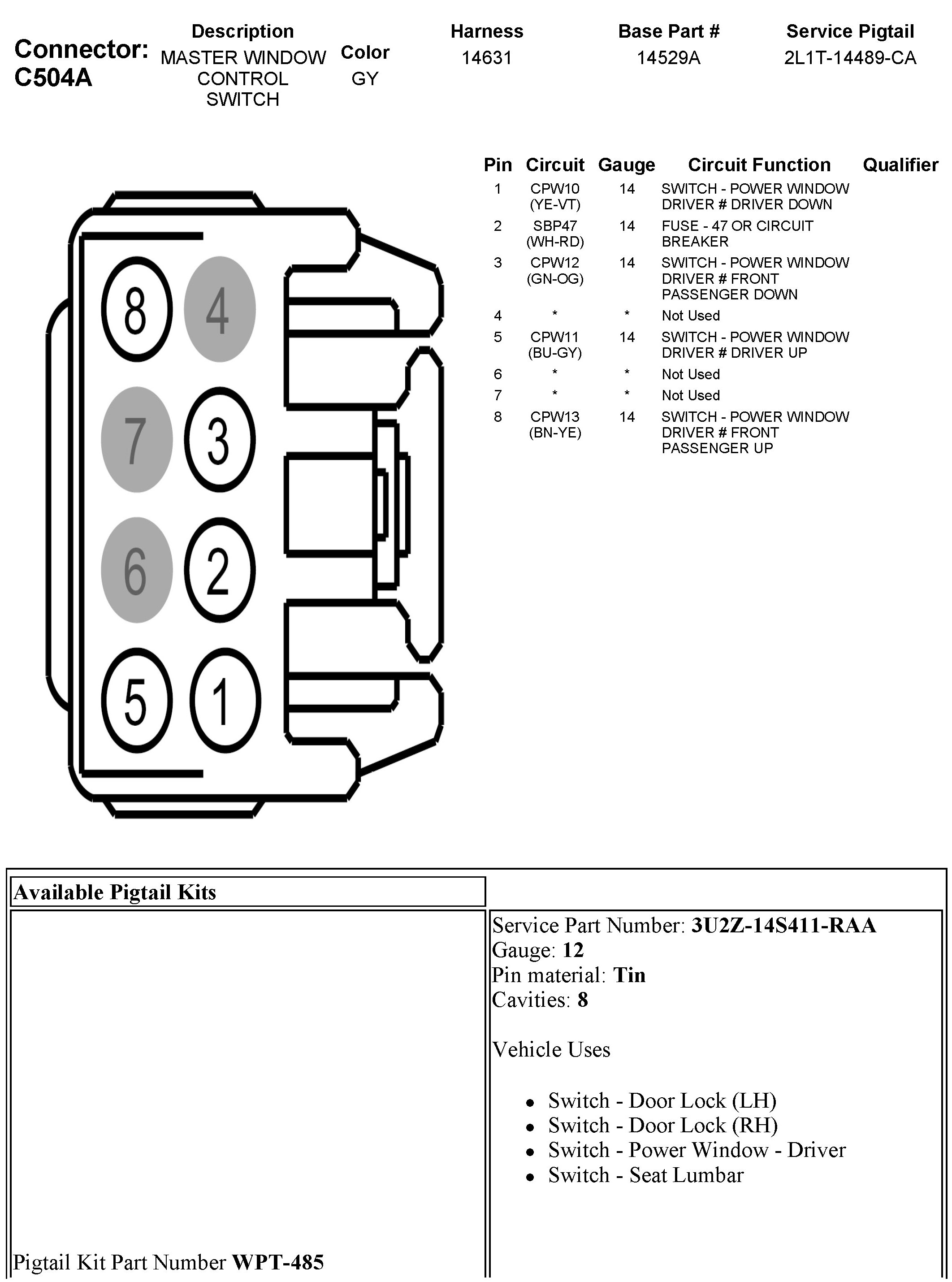 Factory service manual diagram