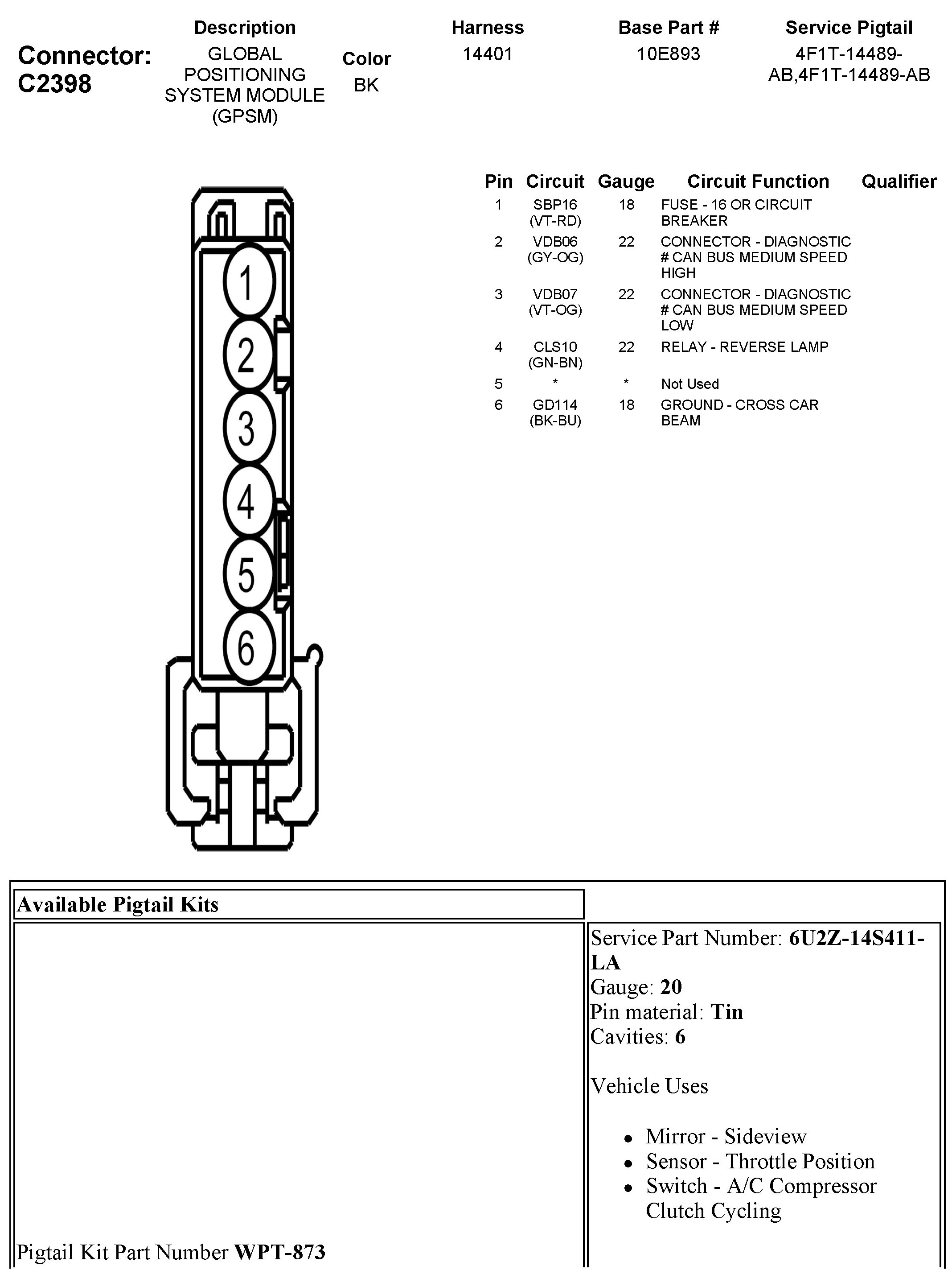 Factory service manual diagram