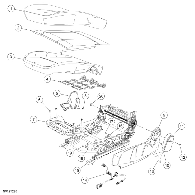 Factory service manual diagram