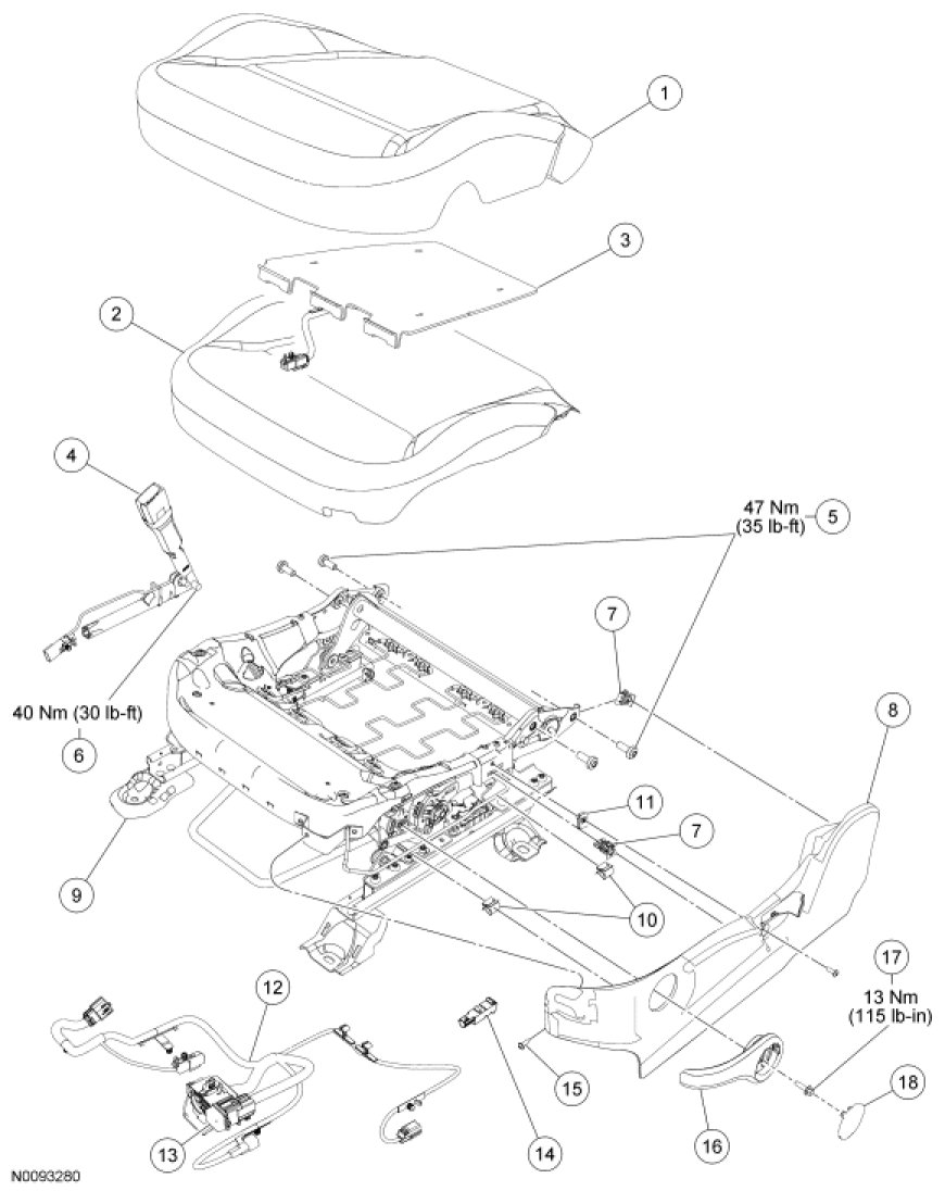 Factory service manual diagram