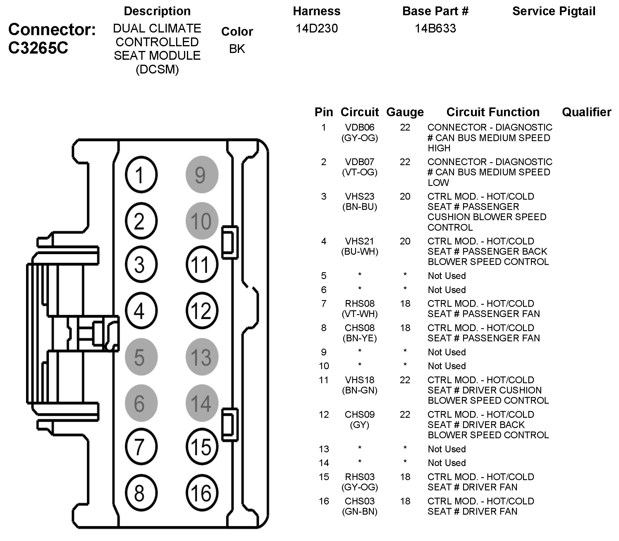 Factory service manual diagram