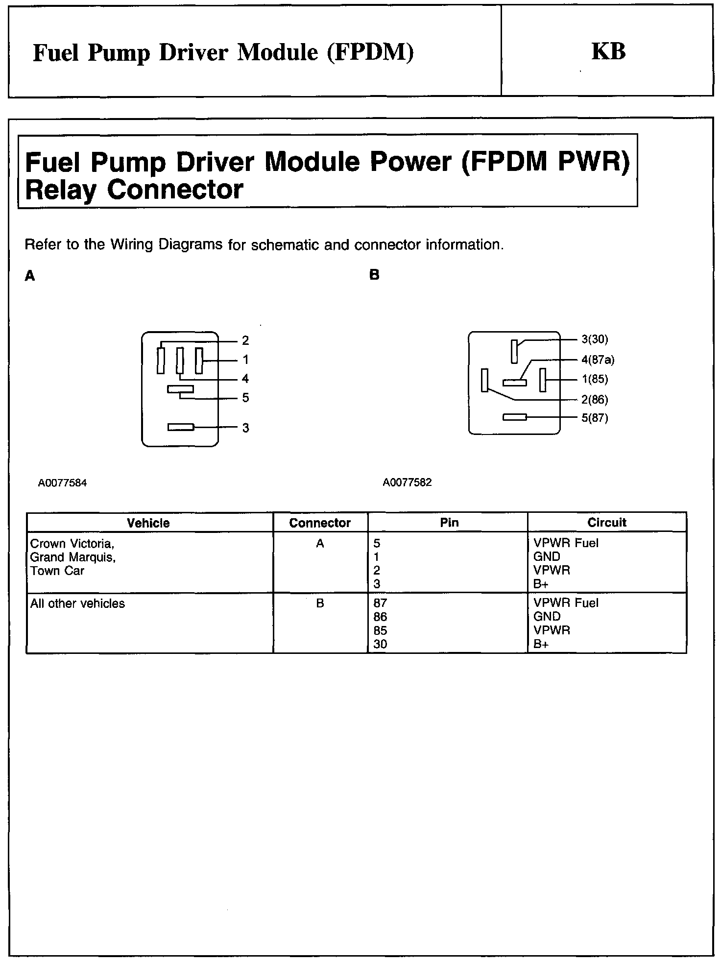 Factory service manual diagram