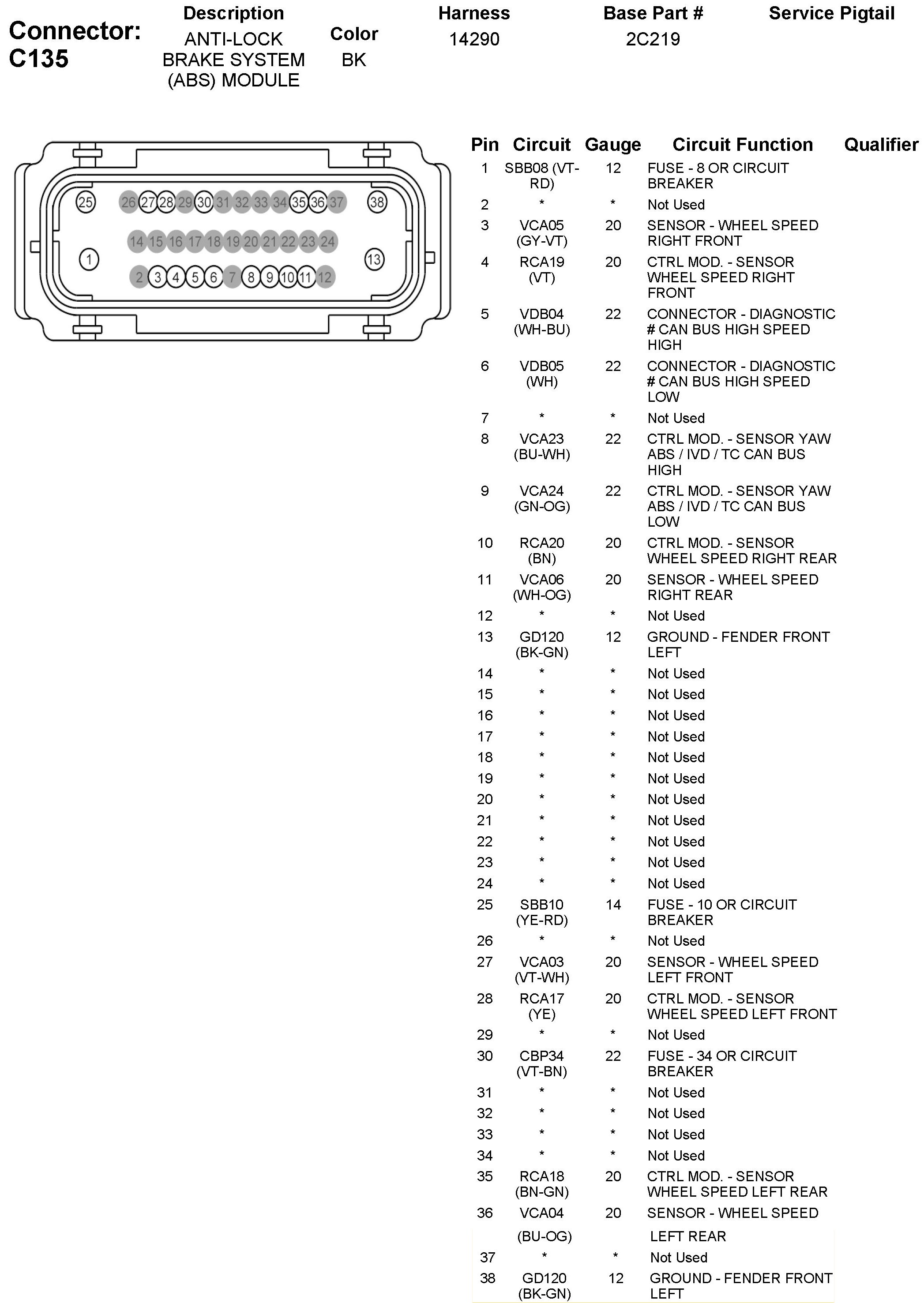 Factory service manual diagram